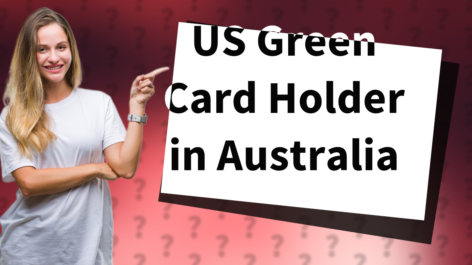 US Green Card Holder in Australia