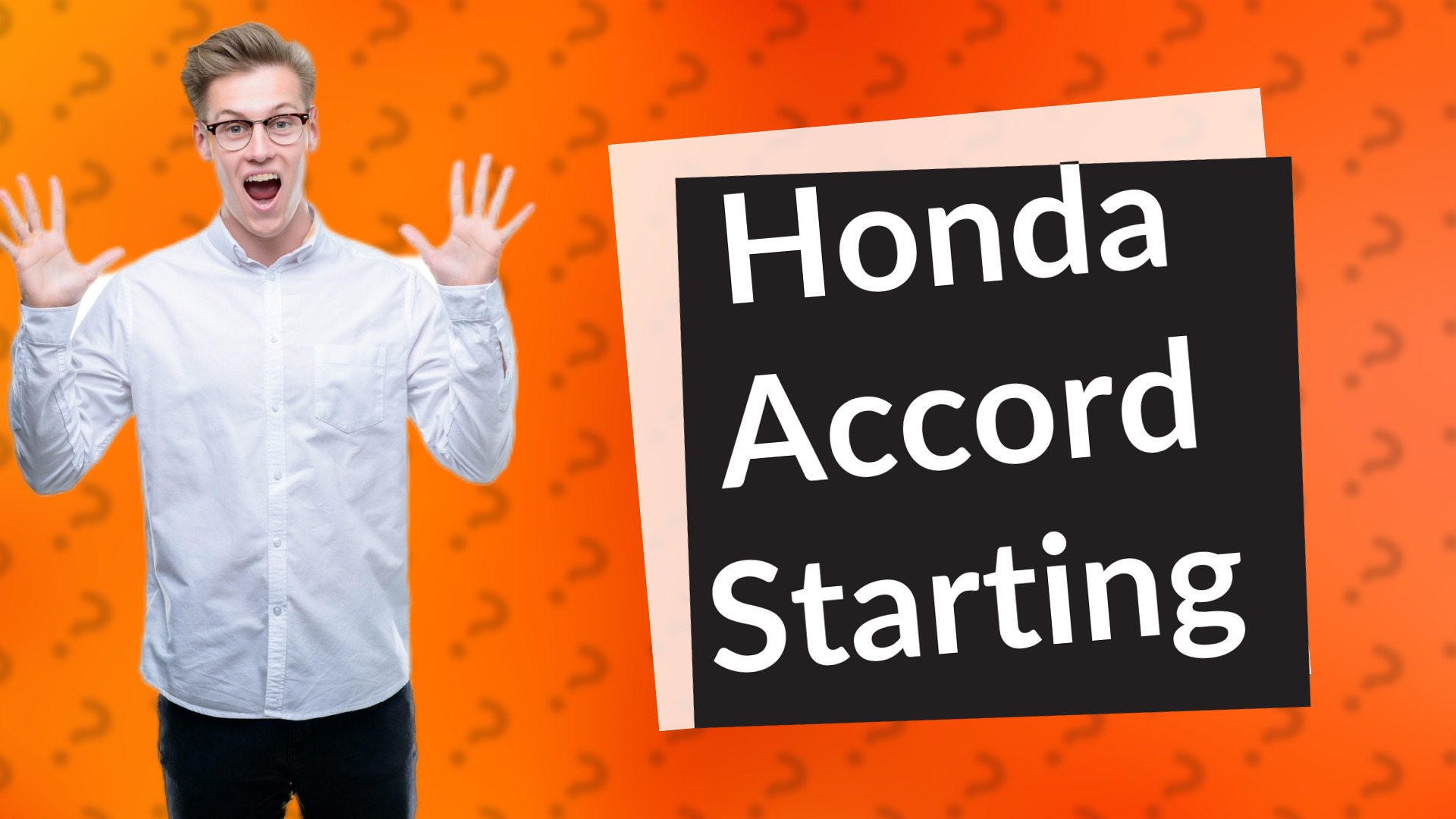 Honda Accord Starting