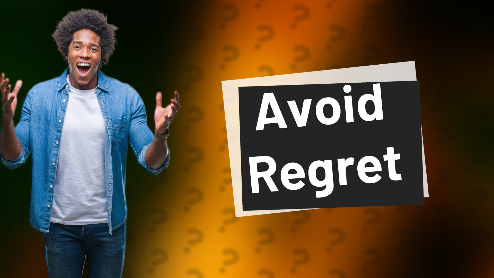 Avoid Regret