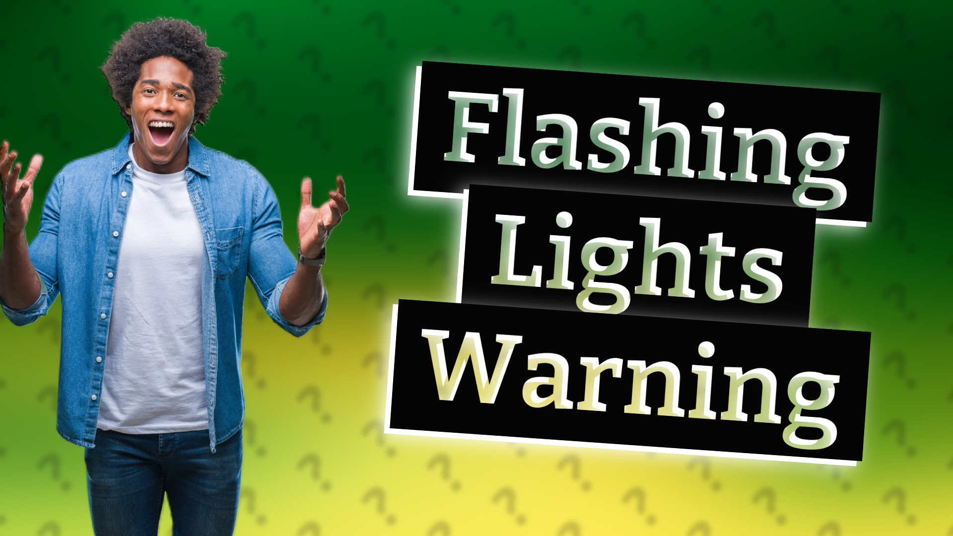 Flashing Lights Warning