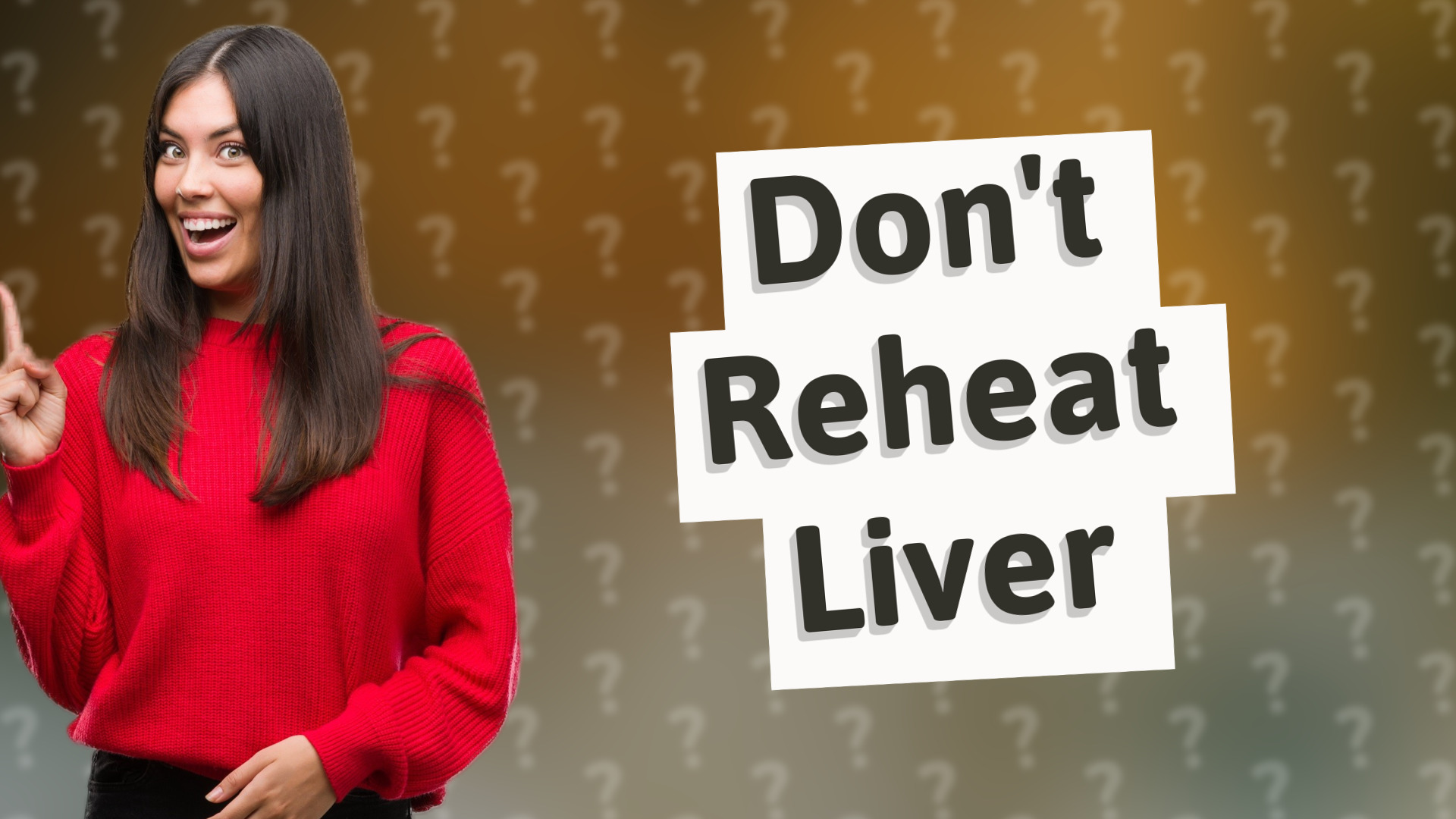 Don't Reheat Liver