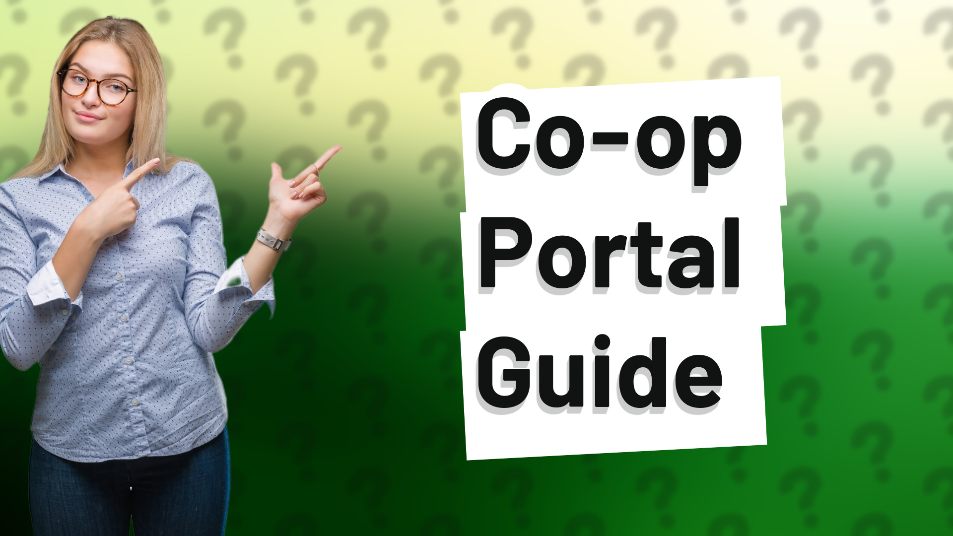 Co-op Portal Guide