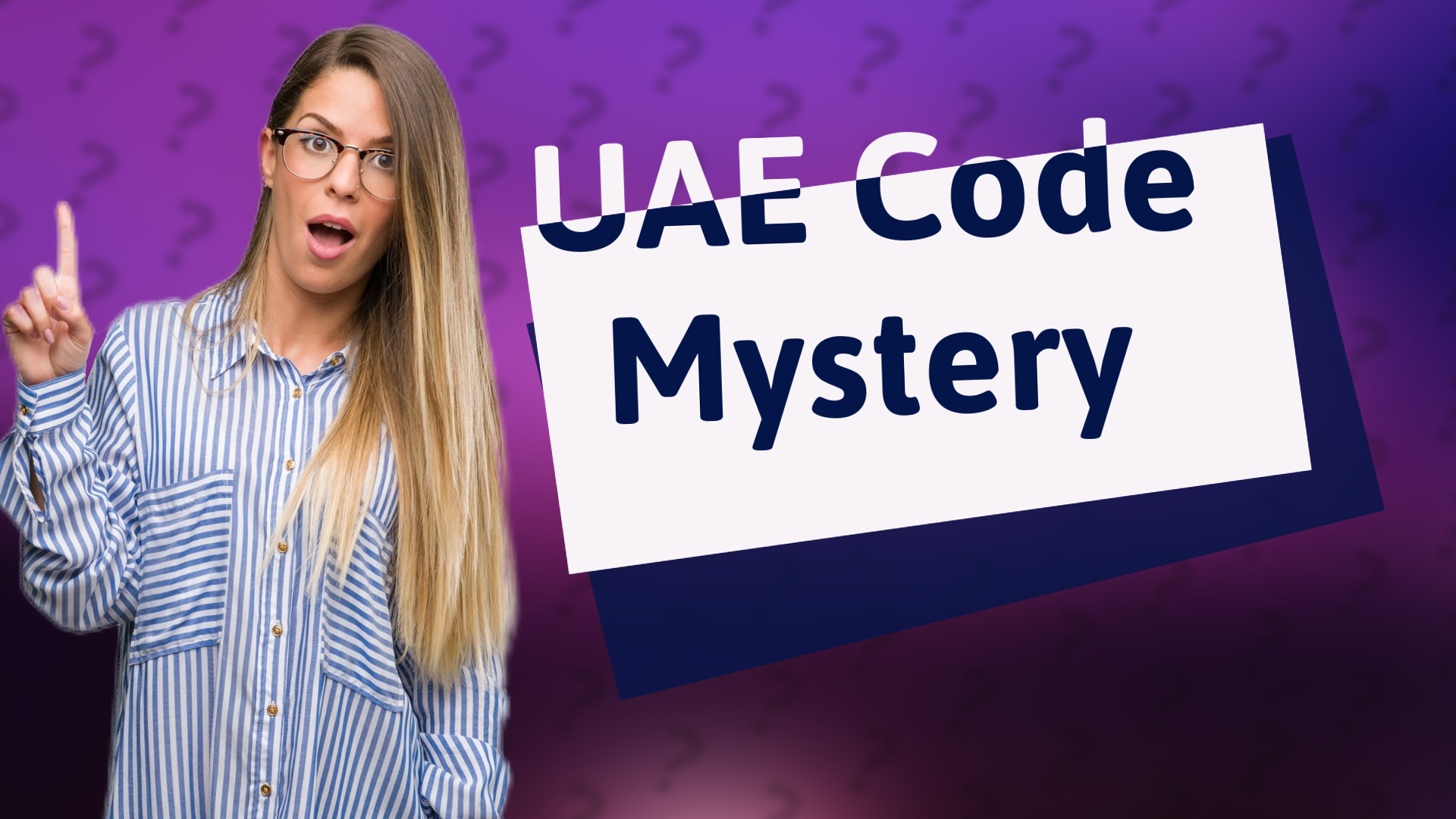 UAE Code Mystery