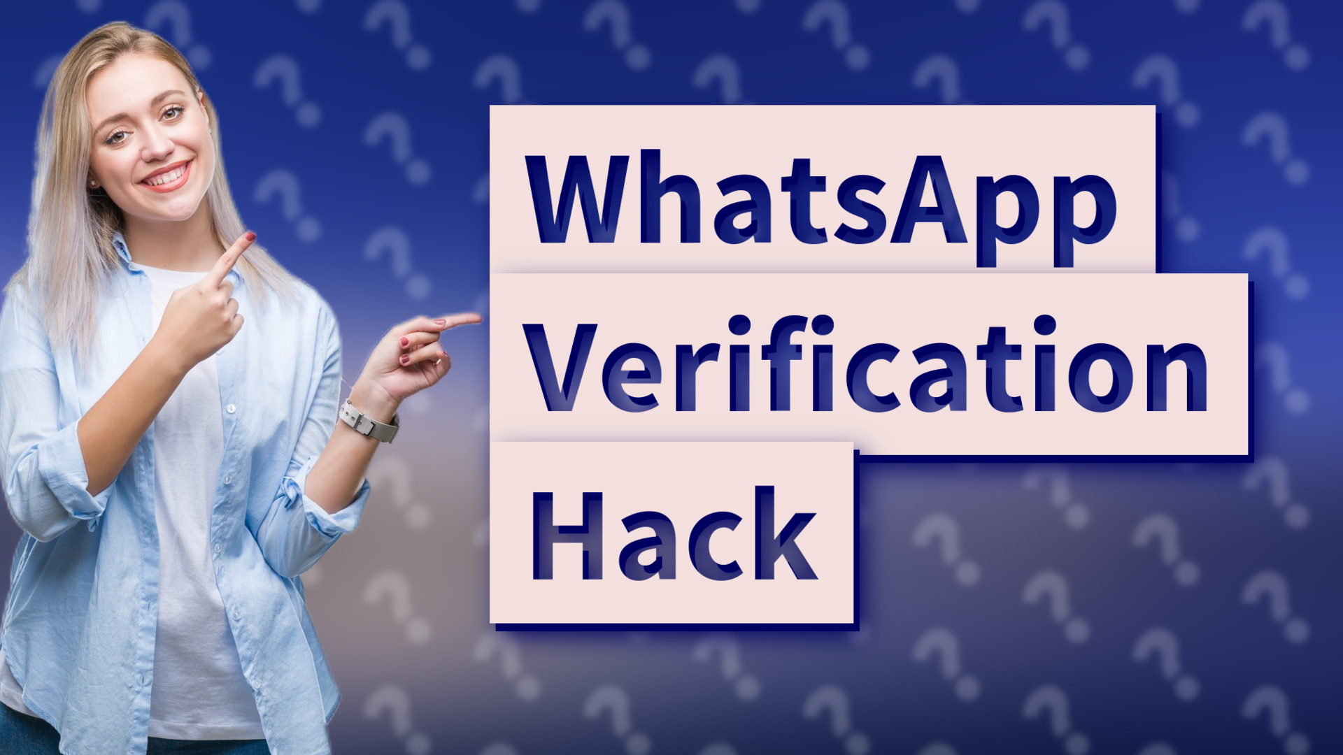 WhatsApp Verification Hack