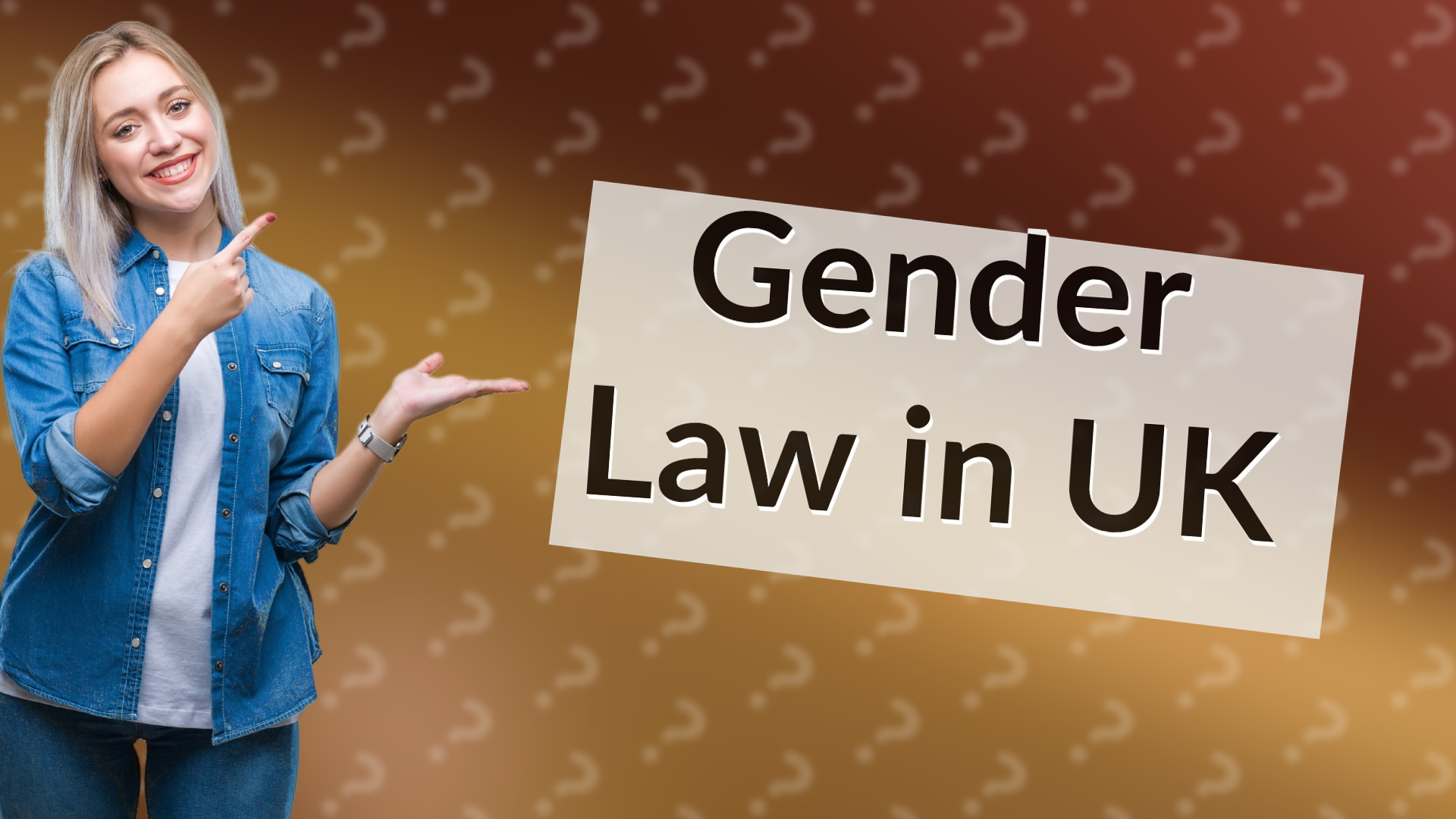 Gender Law in UK