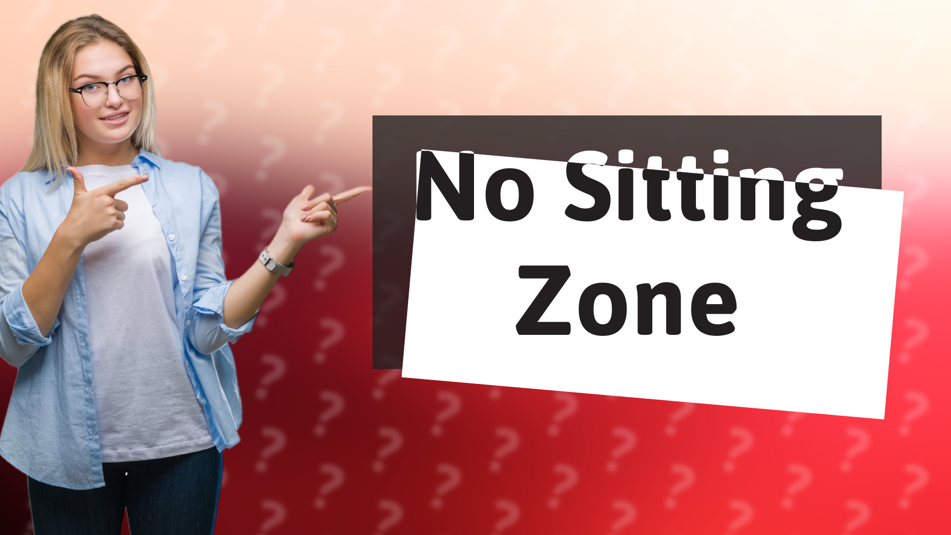 No Sitting Zone