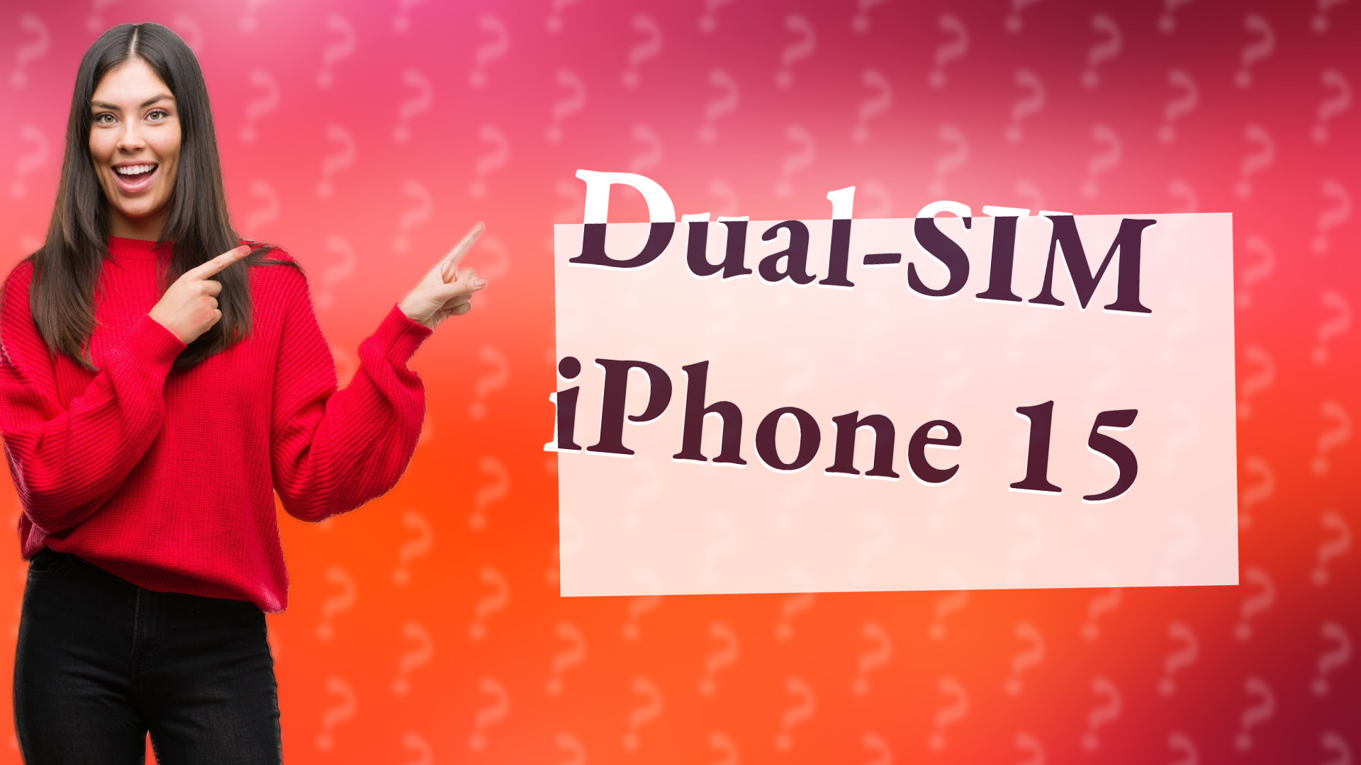 Dual-SIM iPhone 15