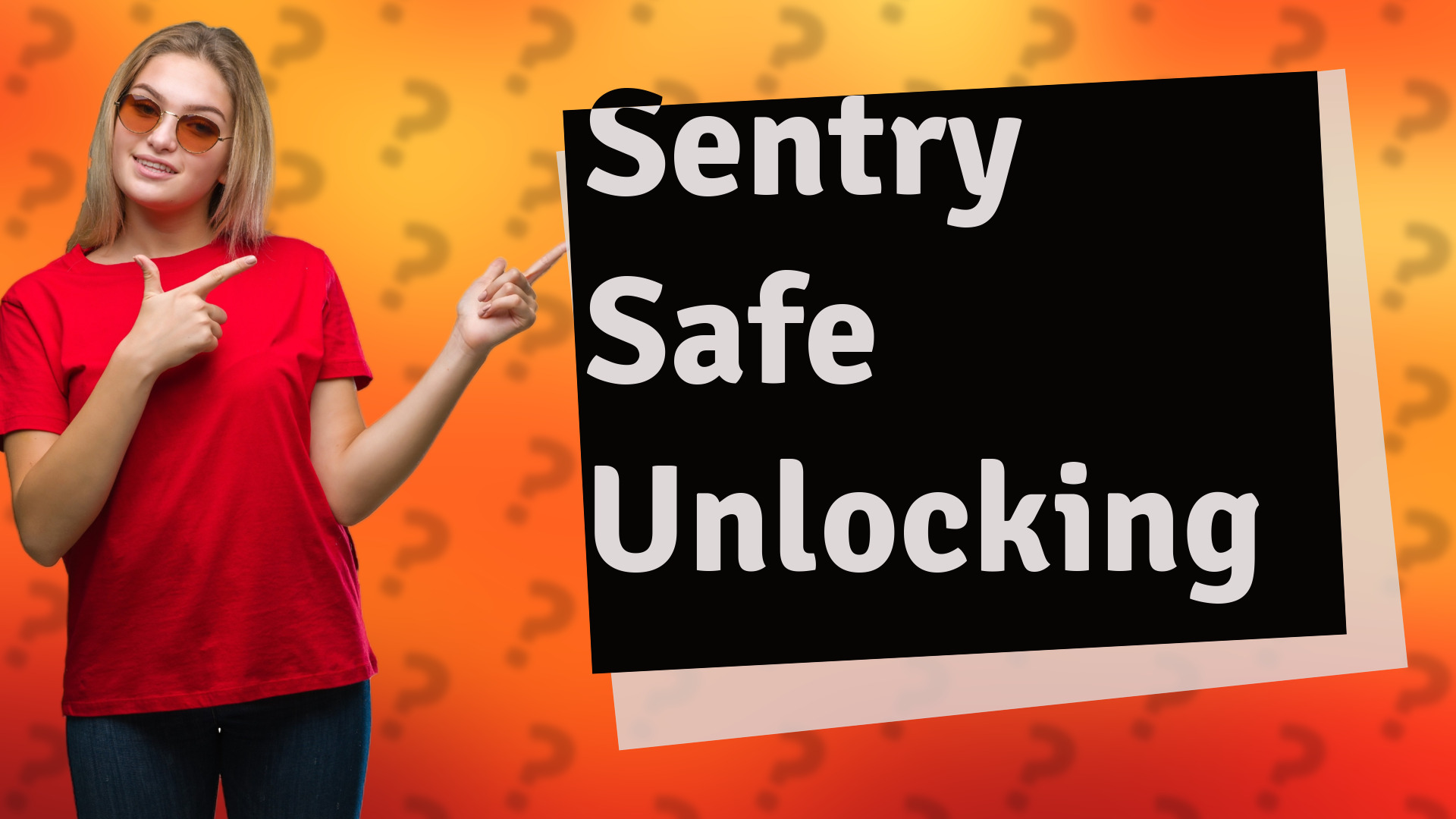 Sentry Safe Unlocking