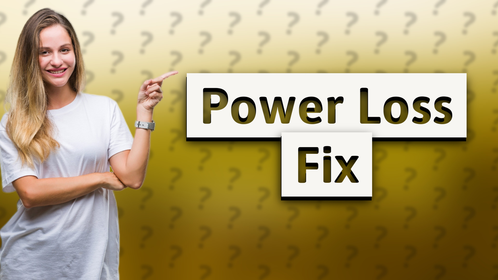 Power Loss Fix