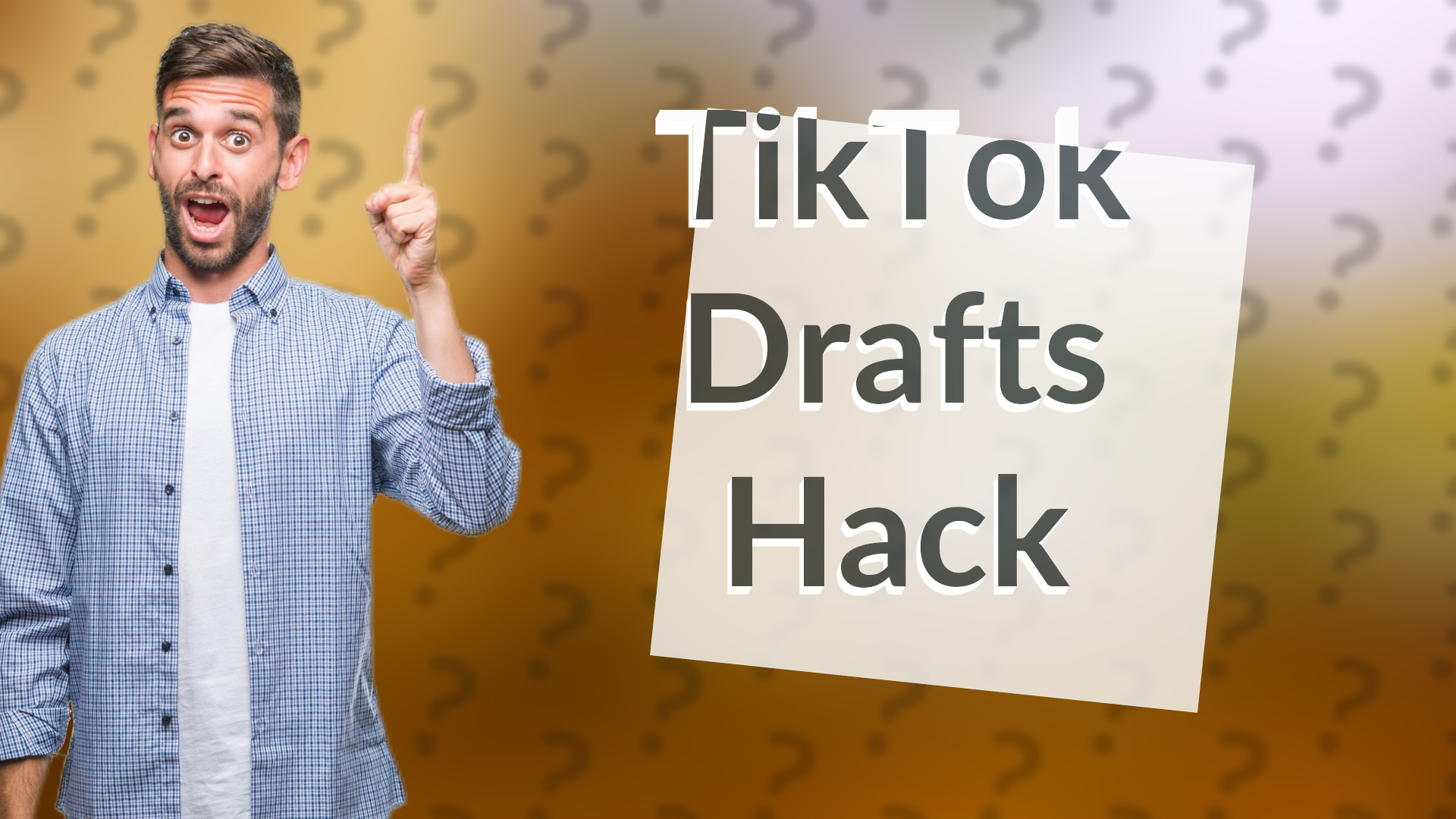 TikTok Drafts Hack