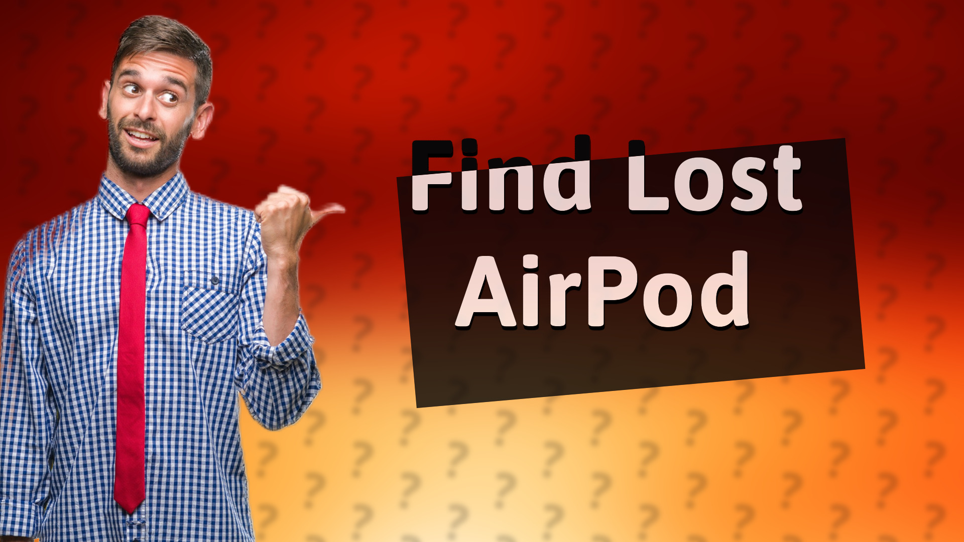 Find Lost AirPod