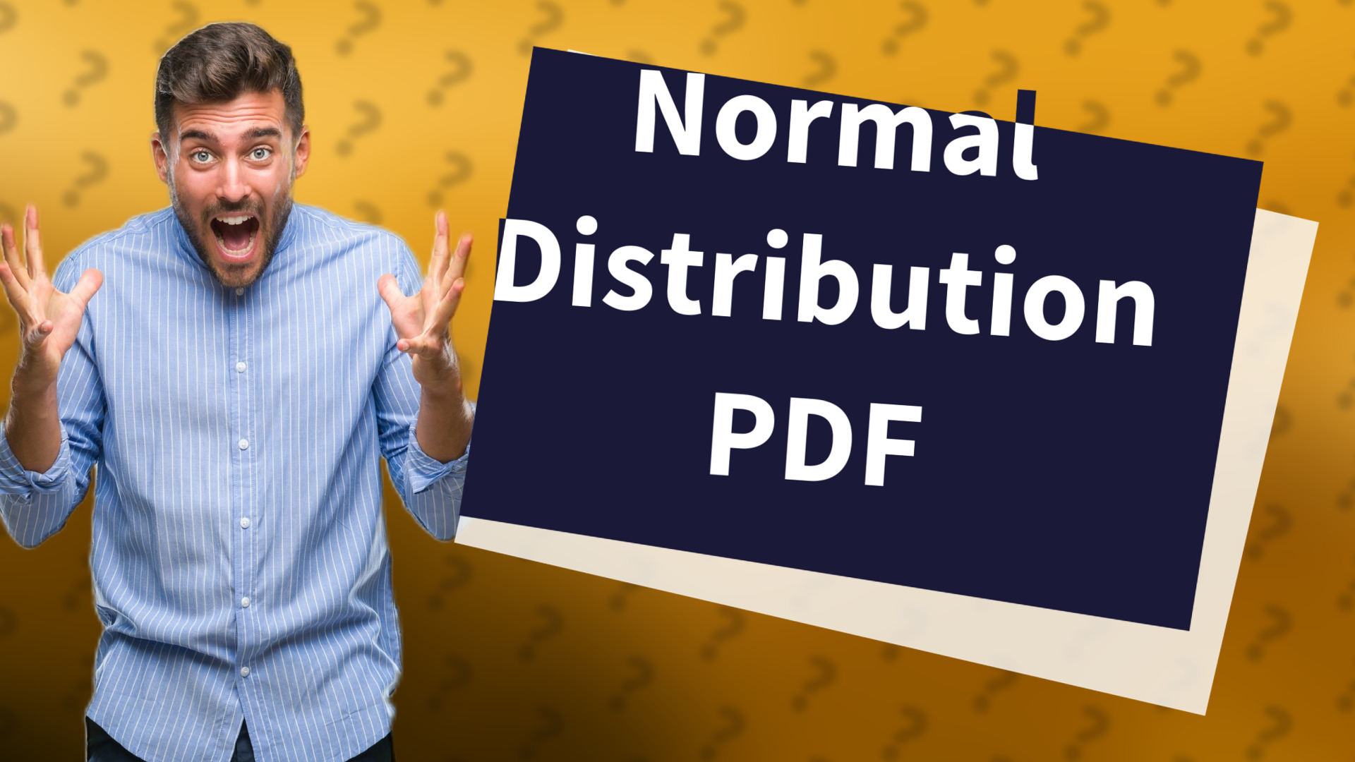Normal Distribution PDF