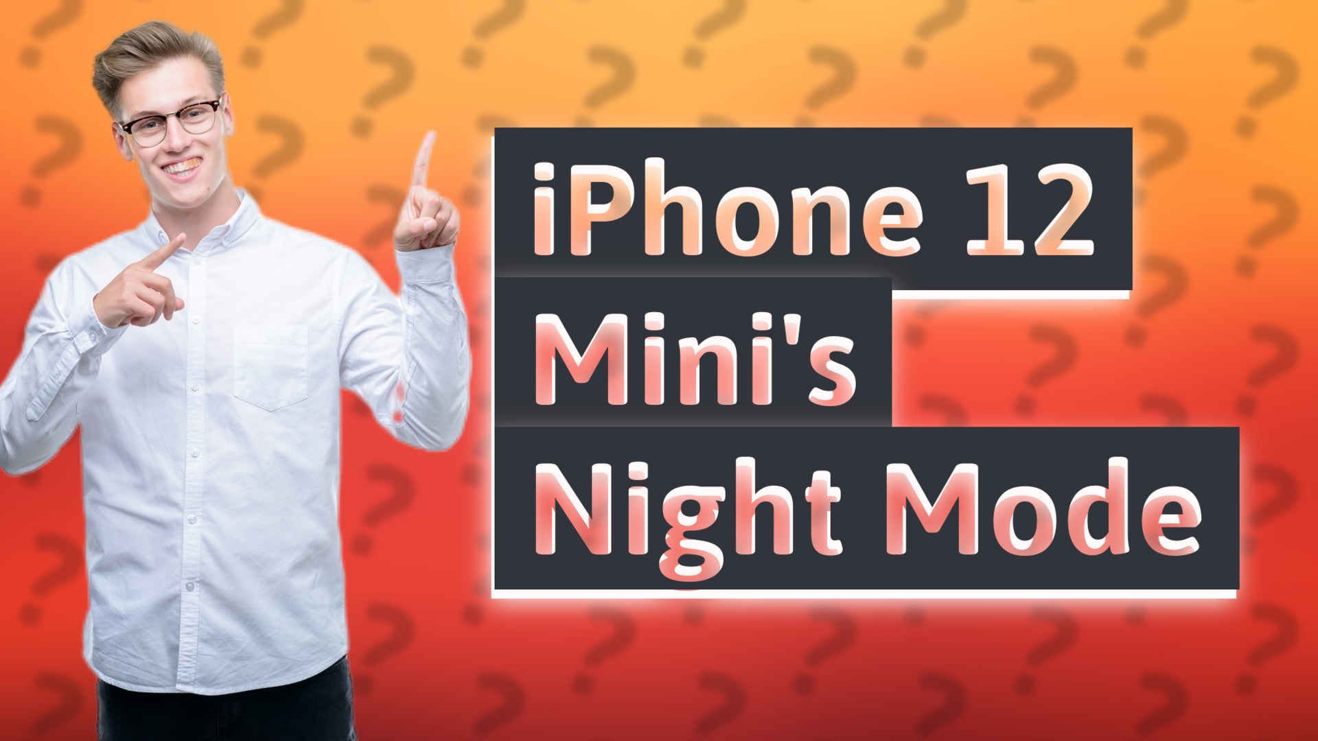 iPhone 12 Mini's Night Mode