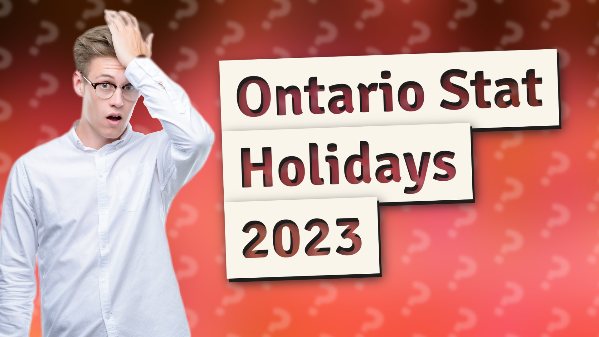 Ontario Stat Holidays 2023