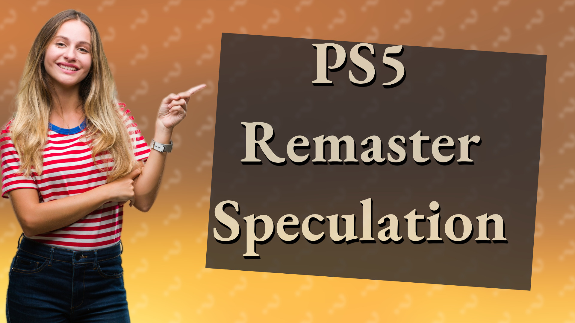 PS5 Remaster Speculation