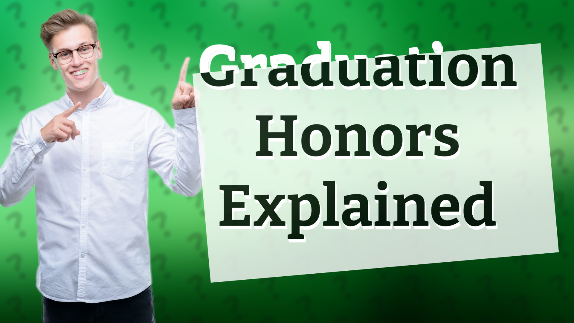 Graduation Honors Explained