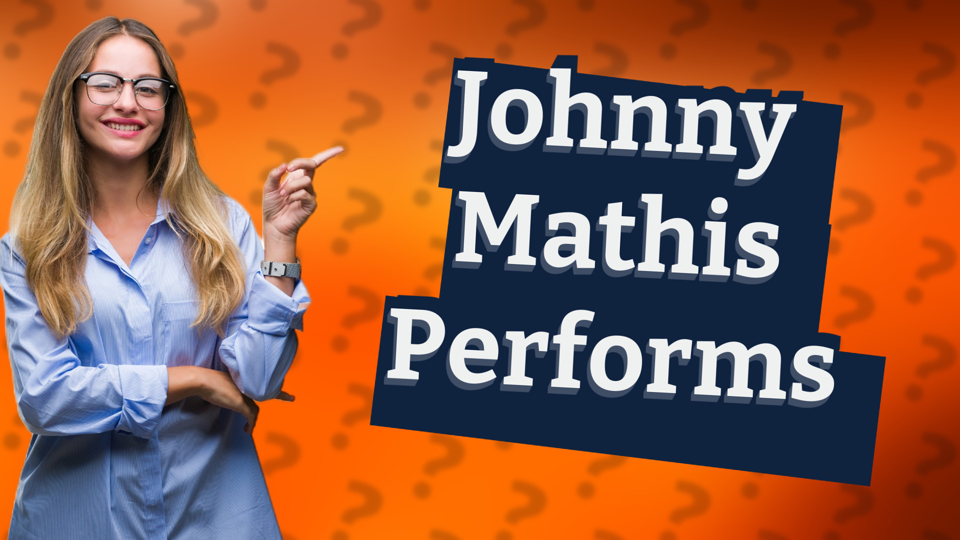 Johnny Mathis Performs