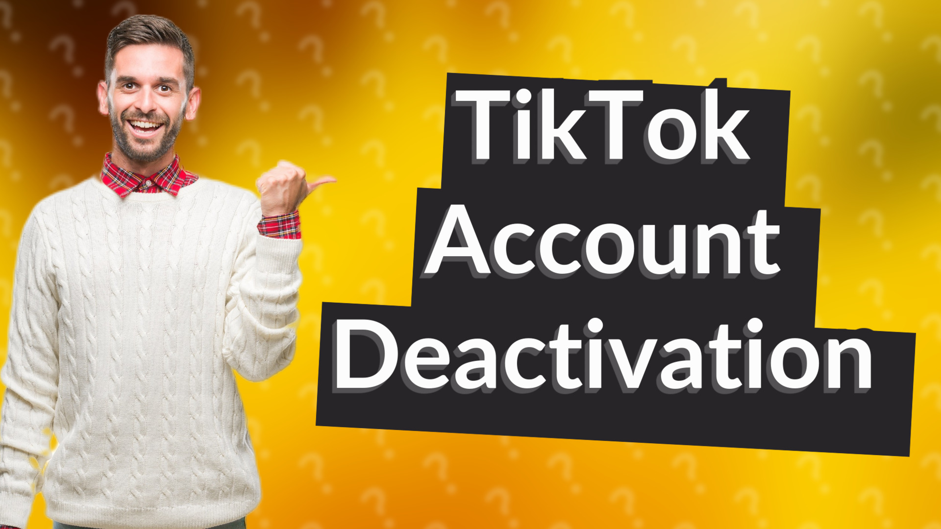 TikTok Account Deactivation