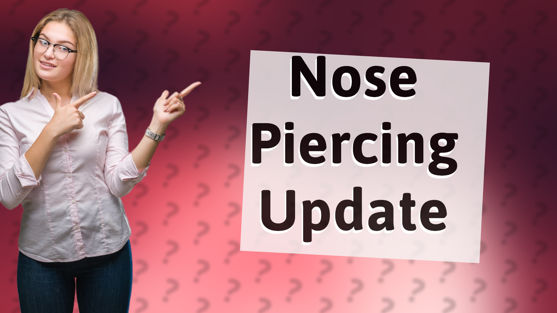 Nose Piercing Update