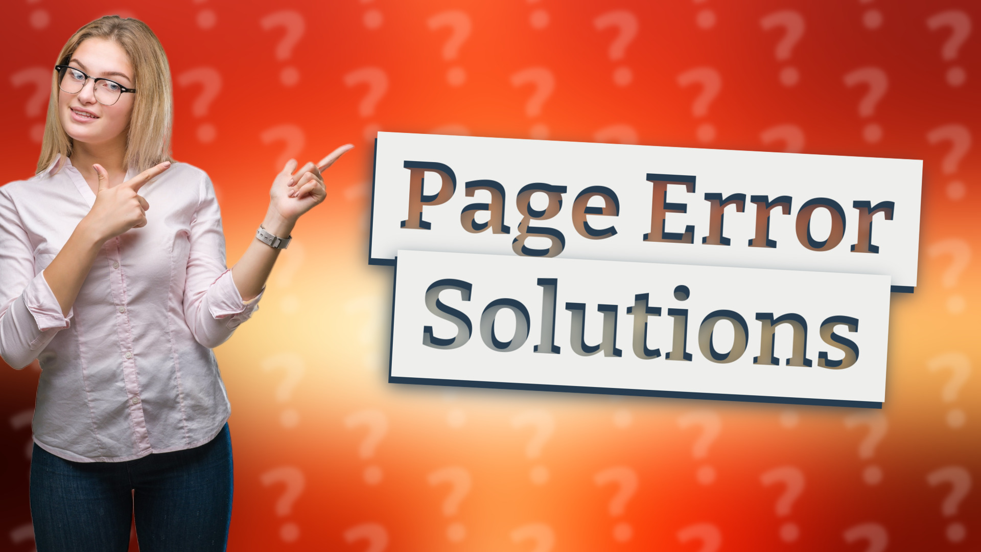 Page Error Solutions