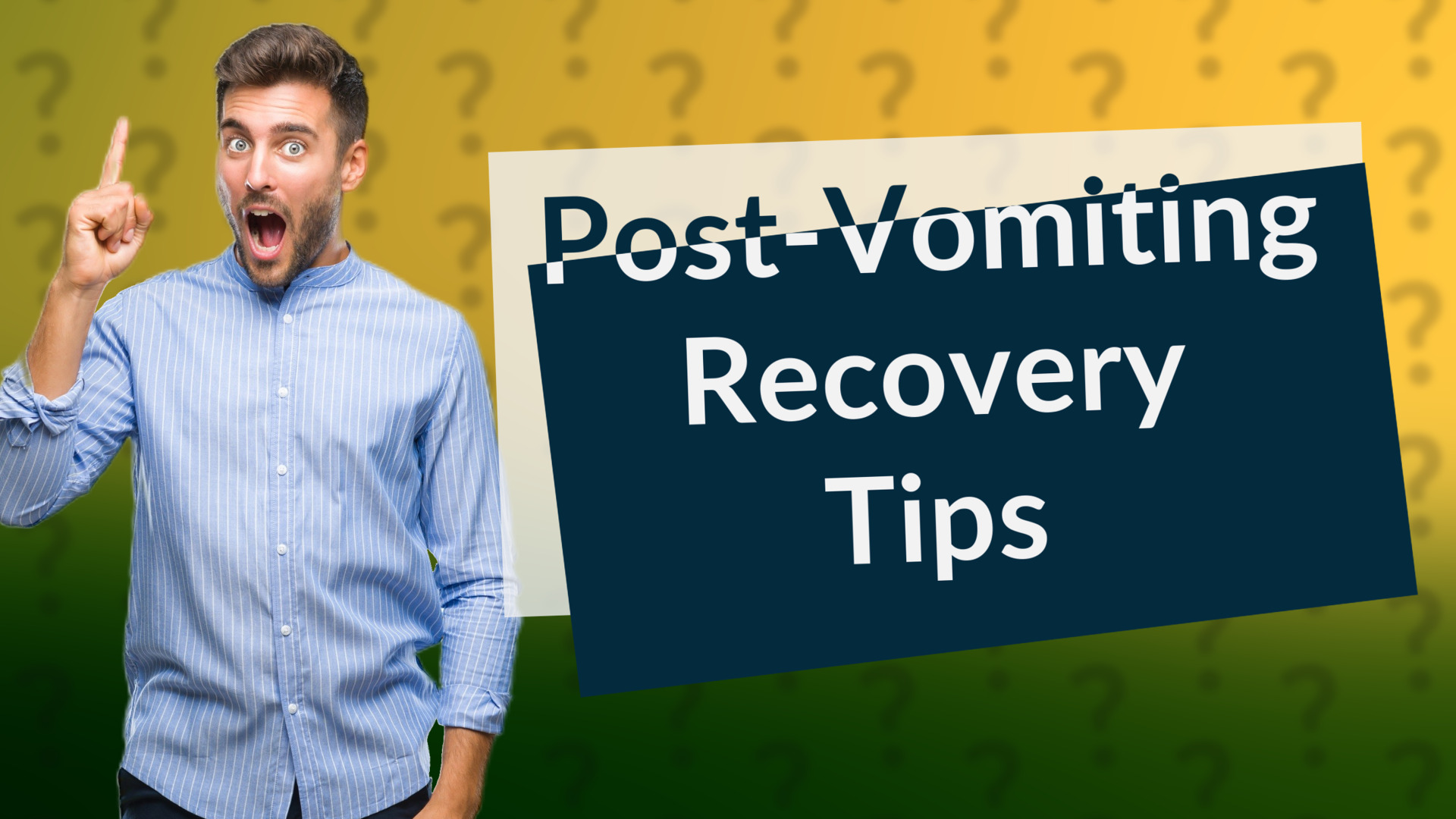 Post-Vomiting Recovery Tips