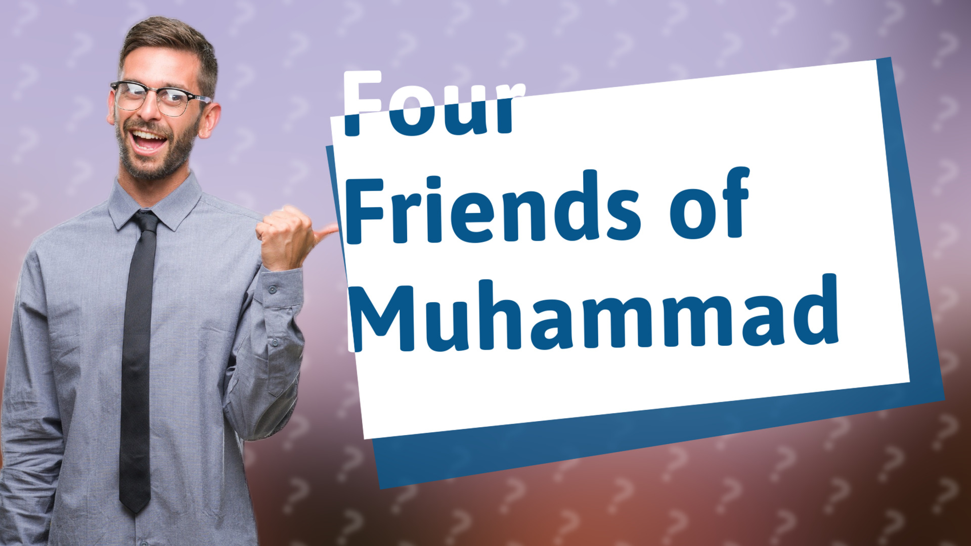 Four Friends of Muhammad