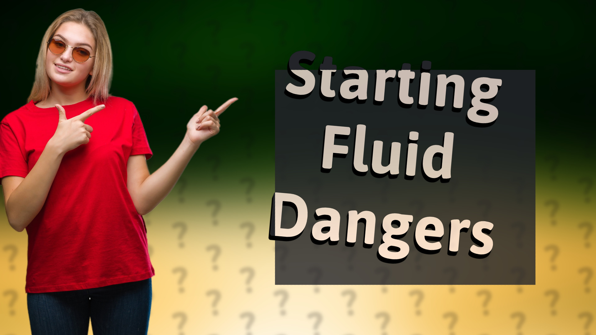 Starting Fluid Dangers