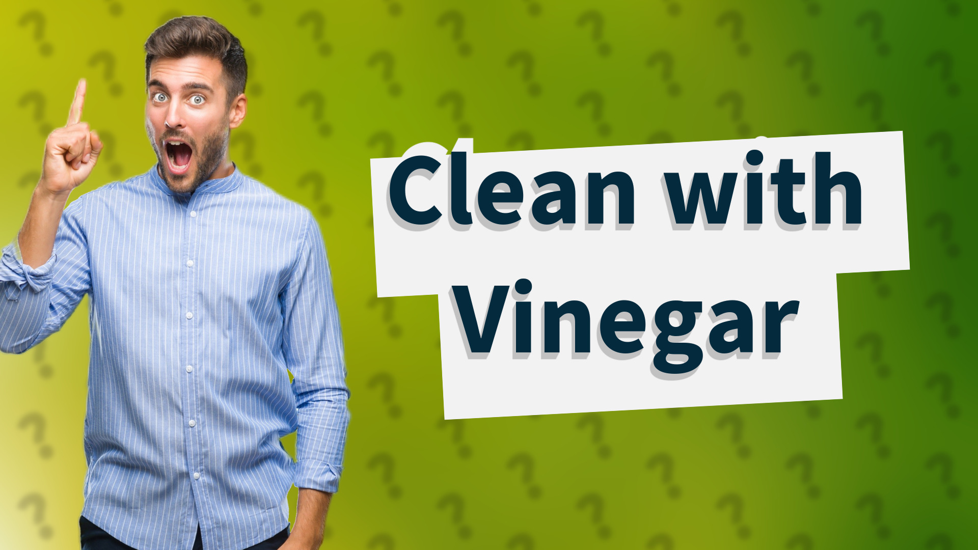 Clean with Vinegar