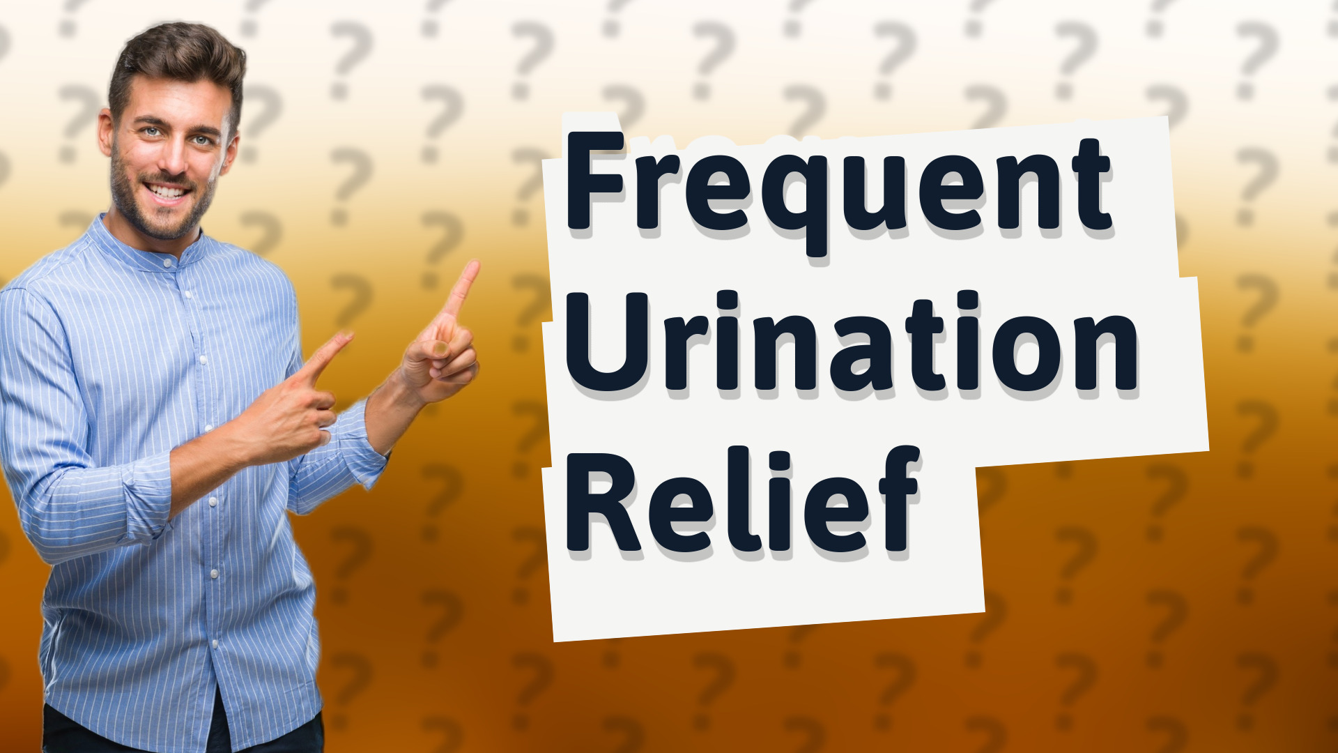 Frequent Urination Relief