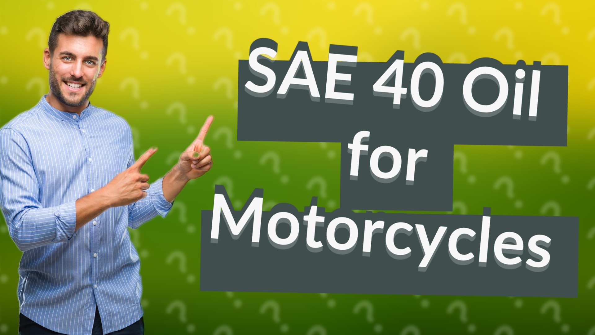 SAE 40 Oil for Motorcycles