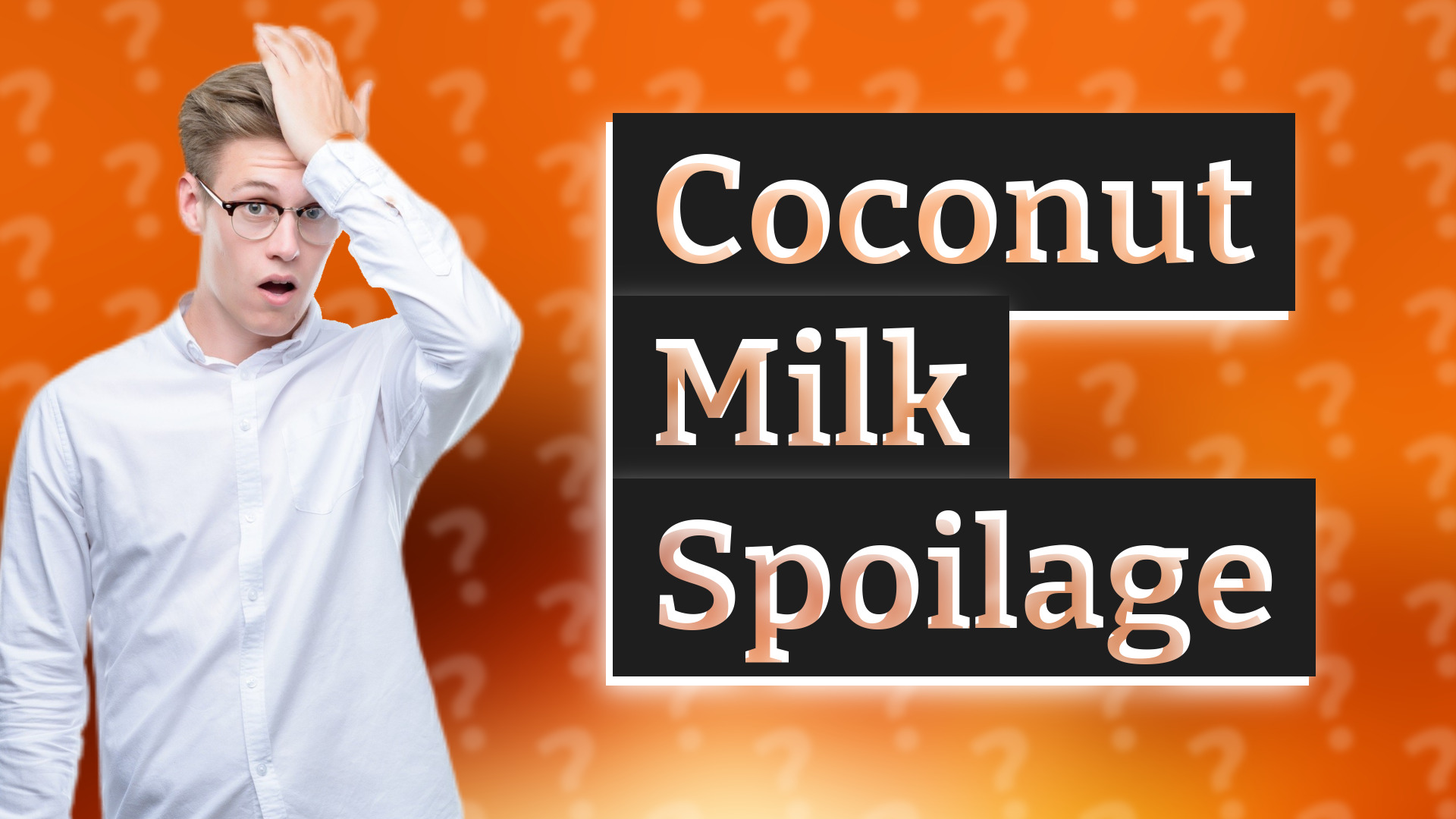 Coconut Milk Spoilage