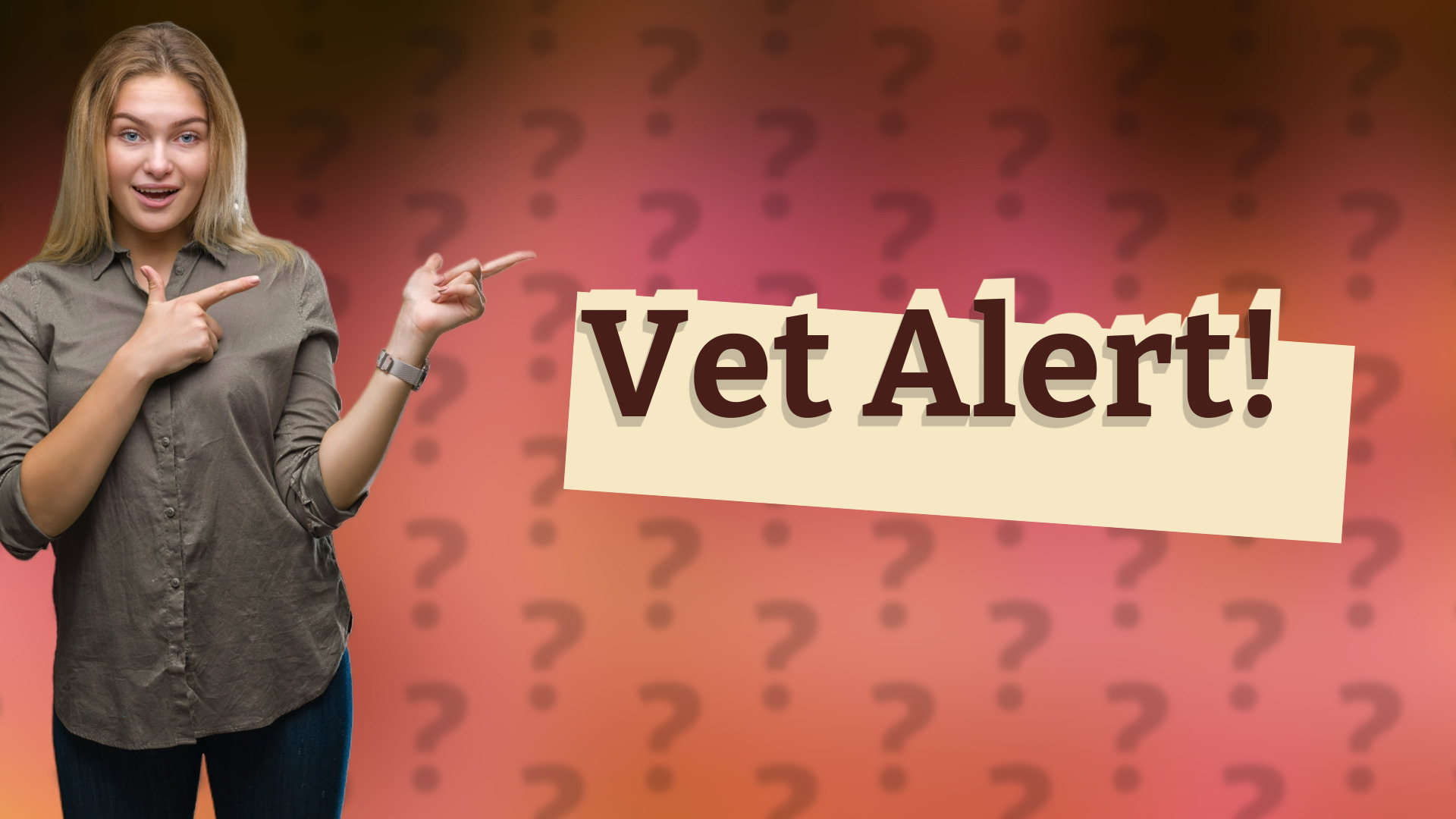 Vet Alert!