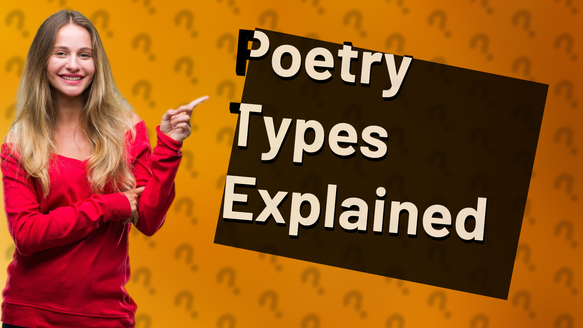Poetry Types Explained
