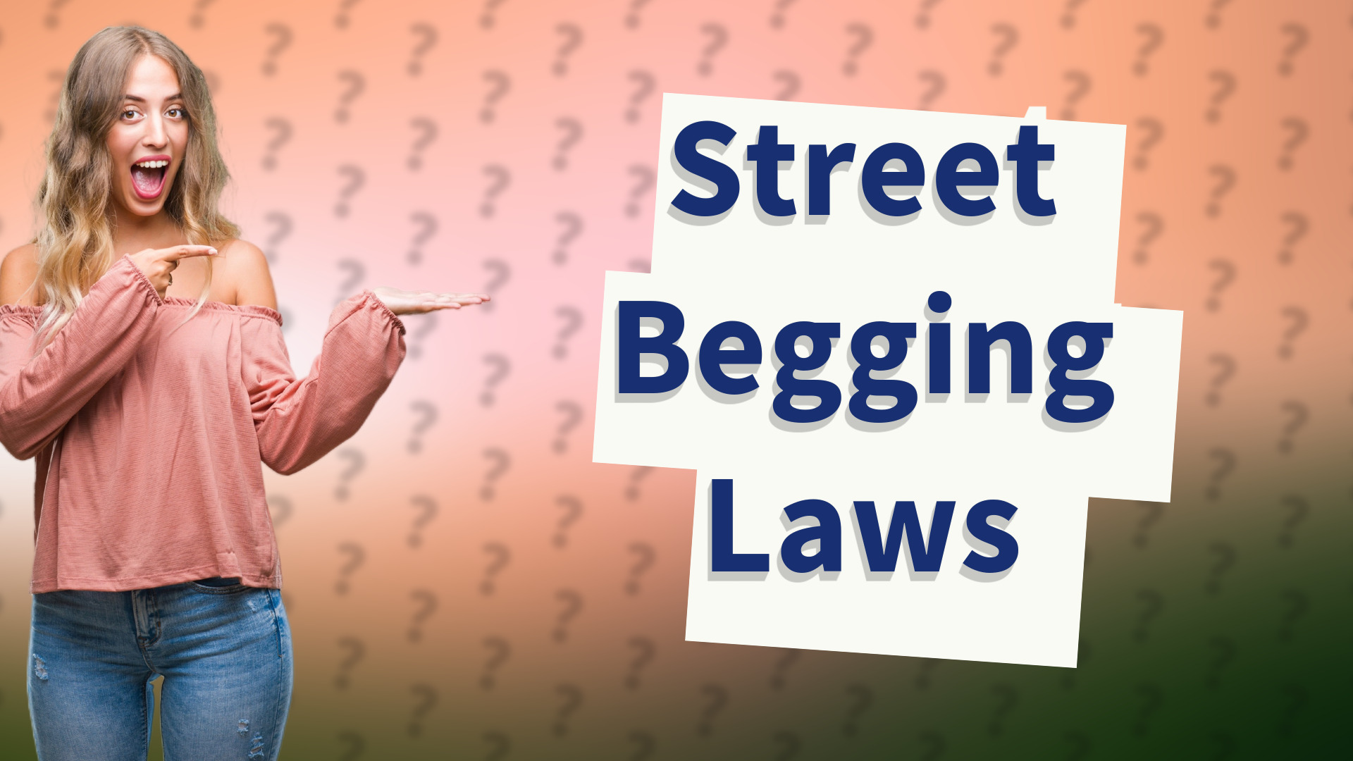 Street Begging Laws