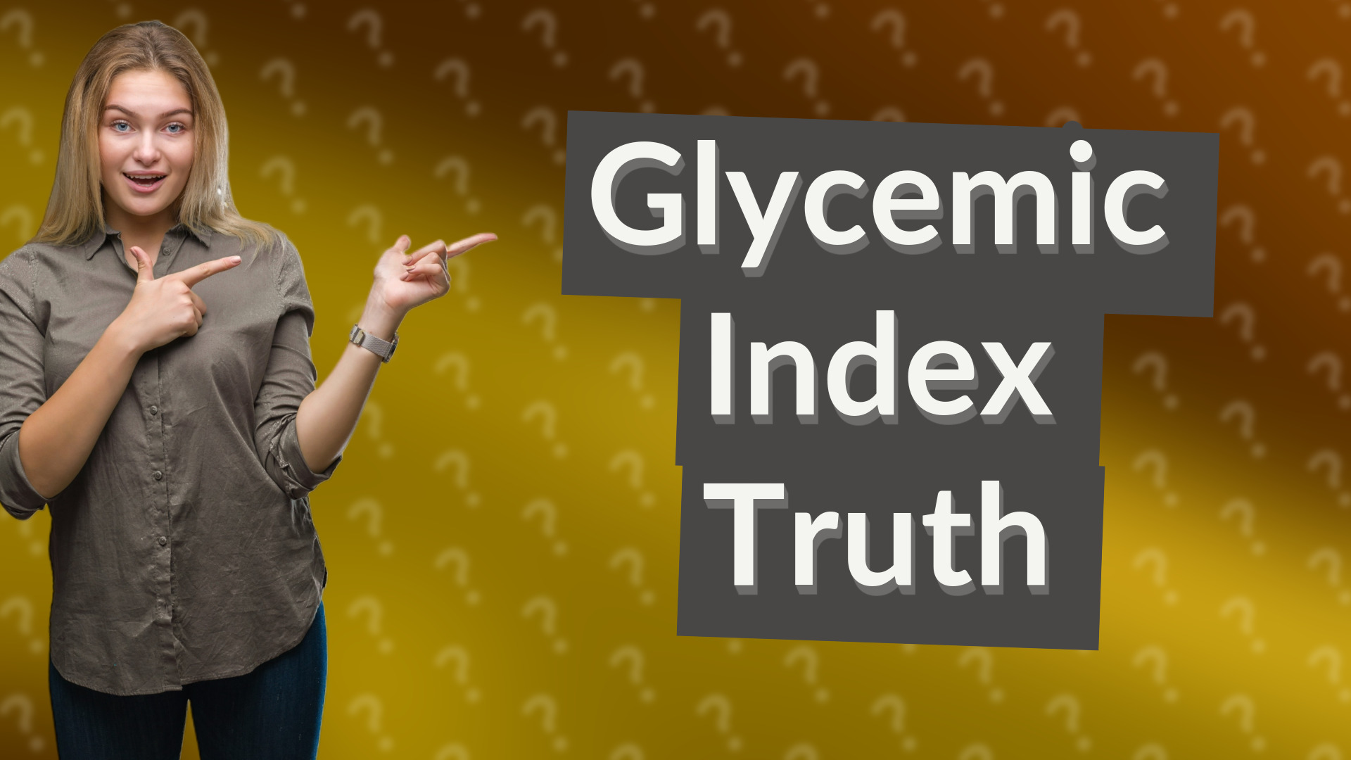 Glycemic Index Truth
