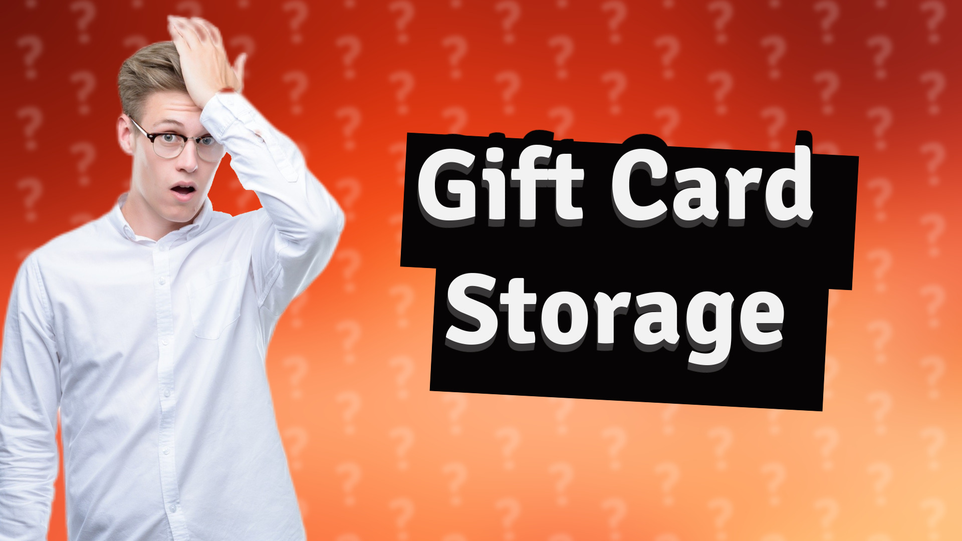 Gift Card Storage