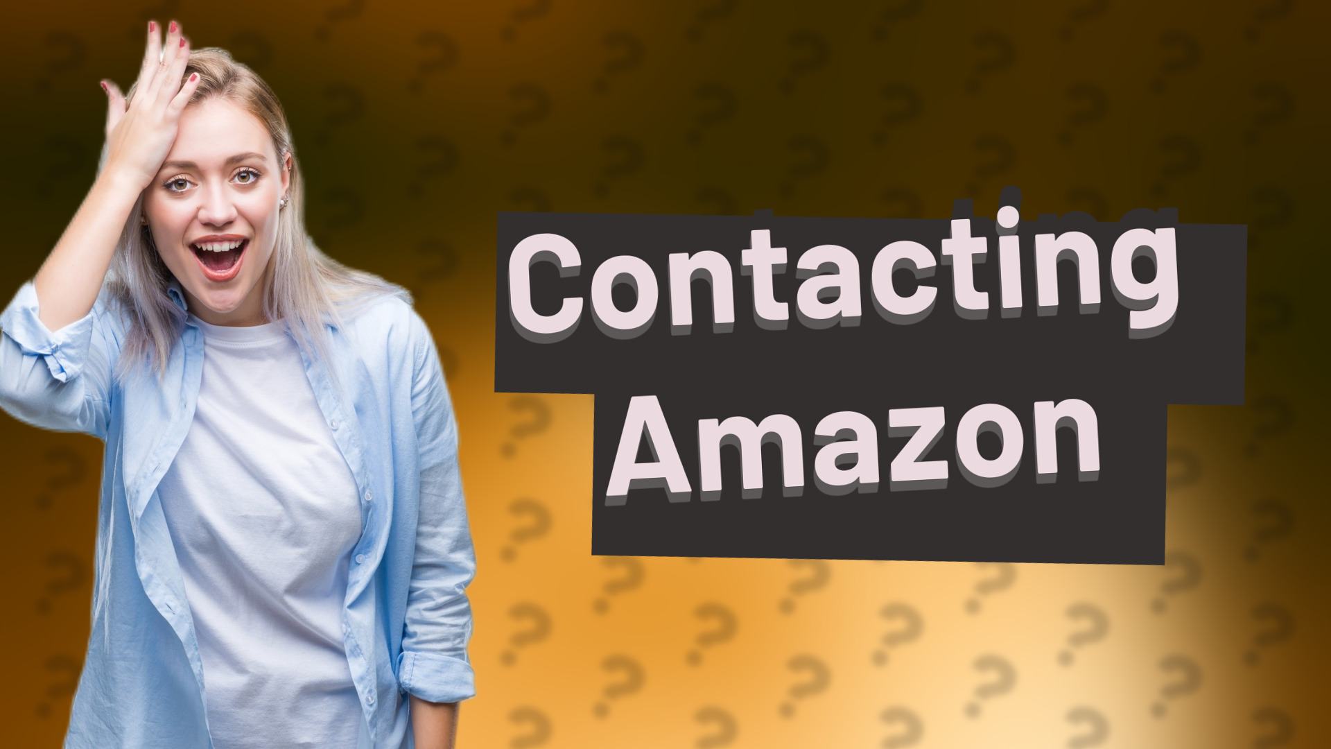 Contacting Amazon
