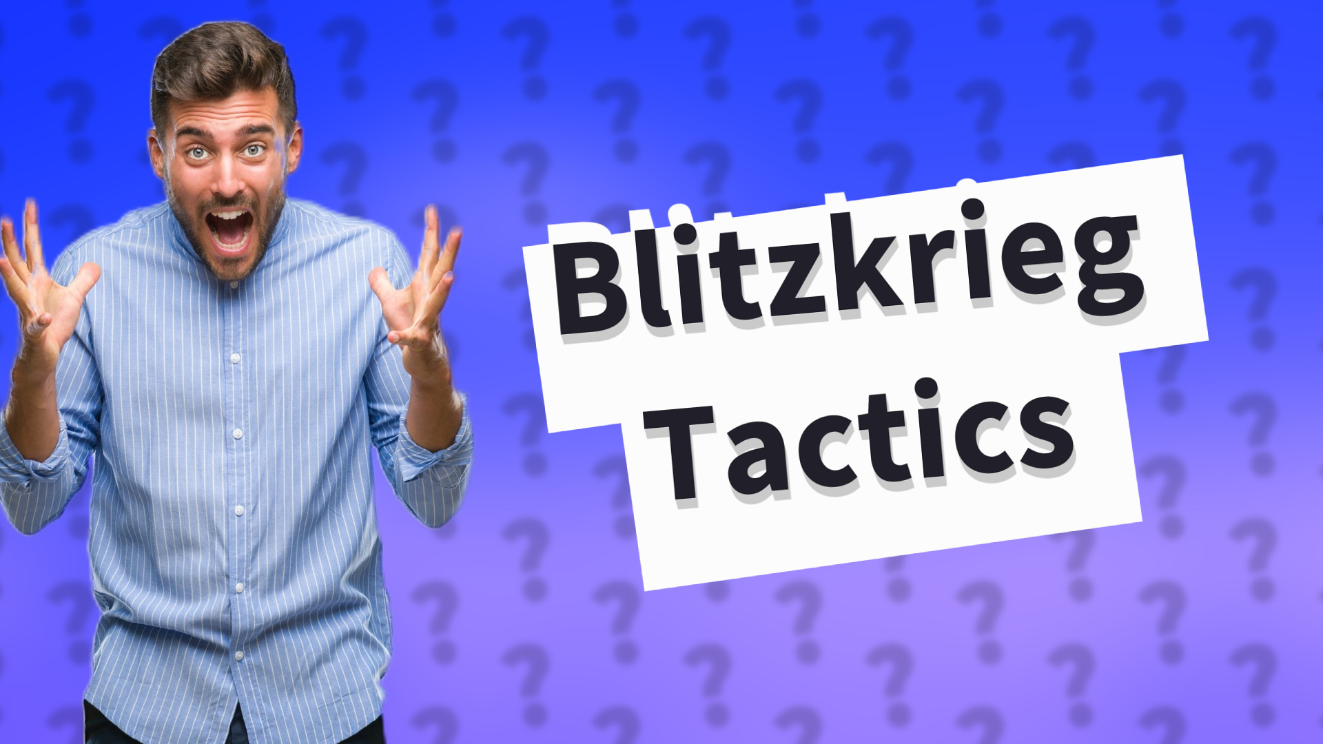 Blitzkrieg Tactics