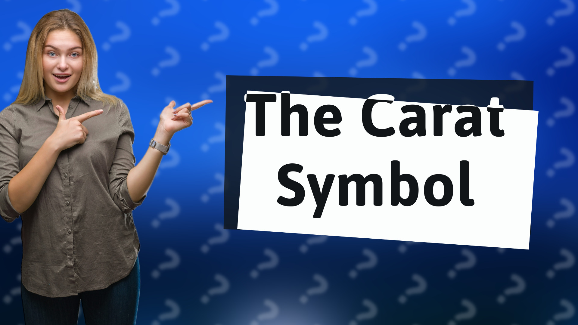 The Carat Symbol