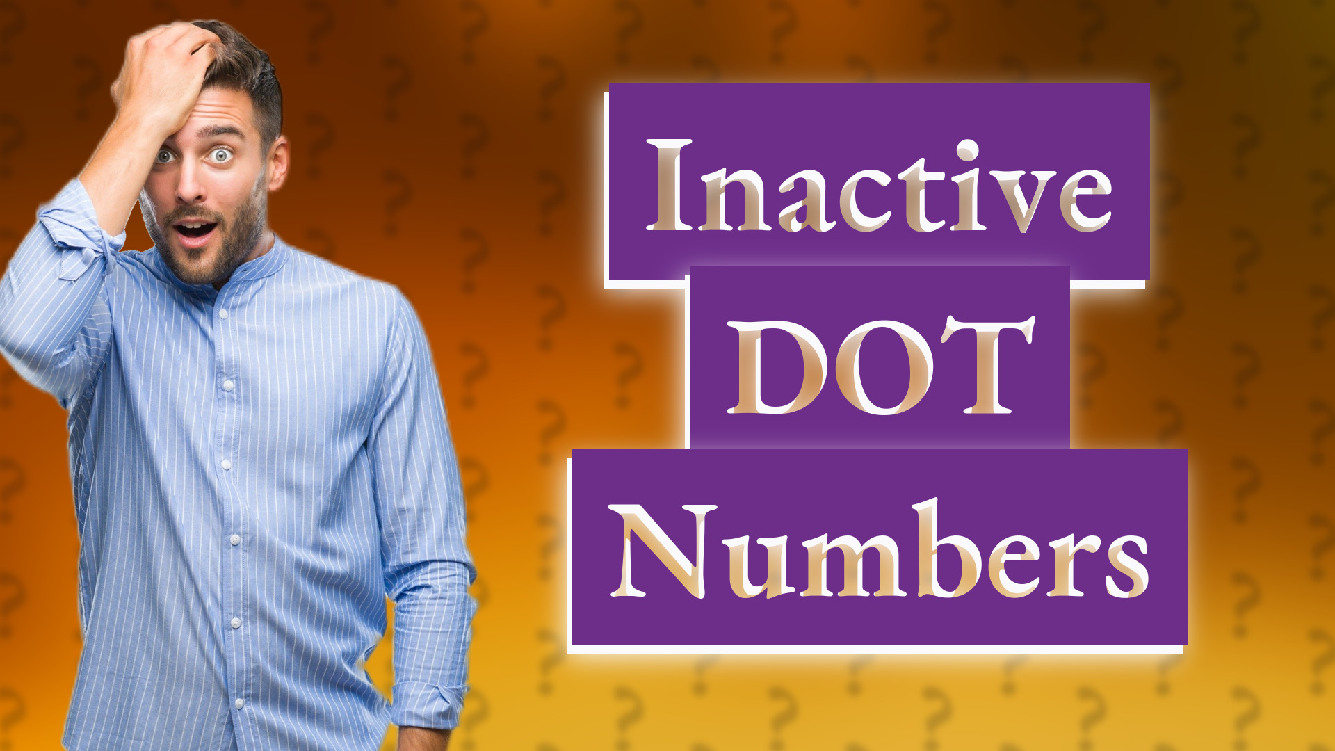 Inactive DOT Numbers