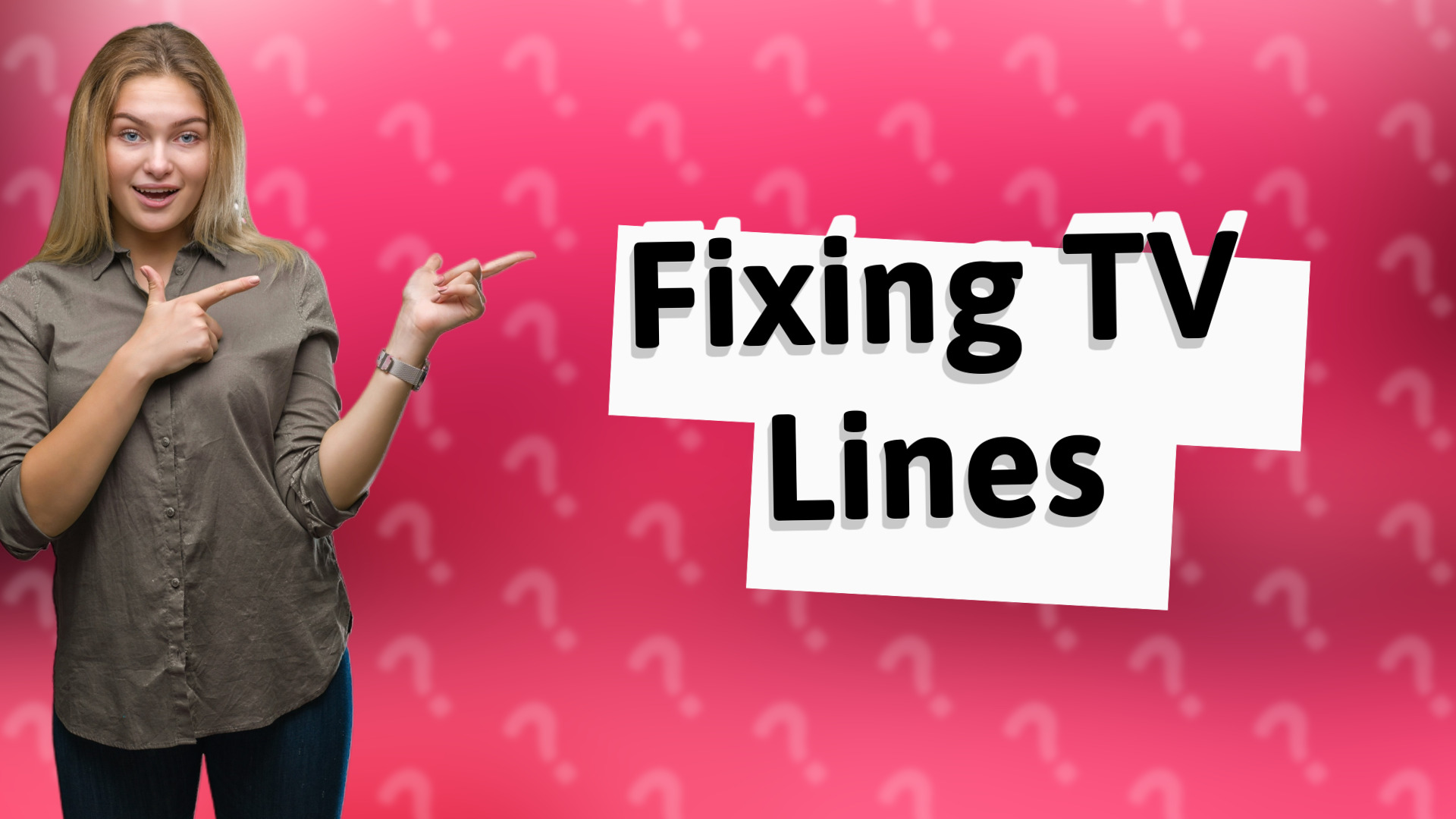 Fixing TV Lines