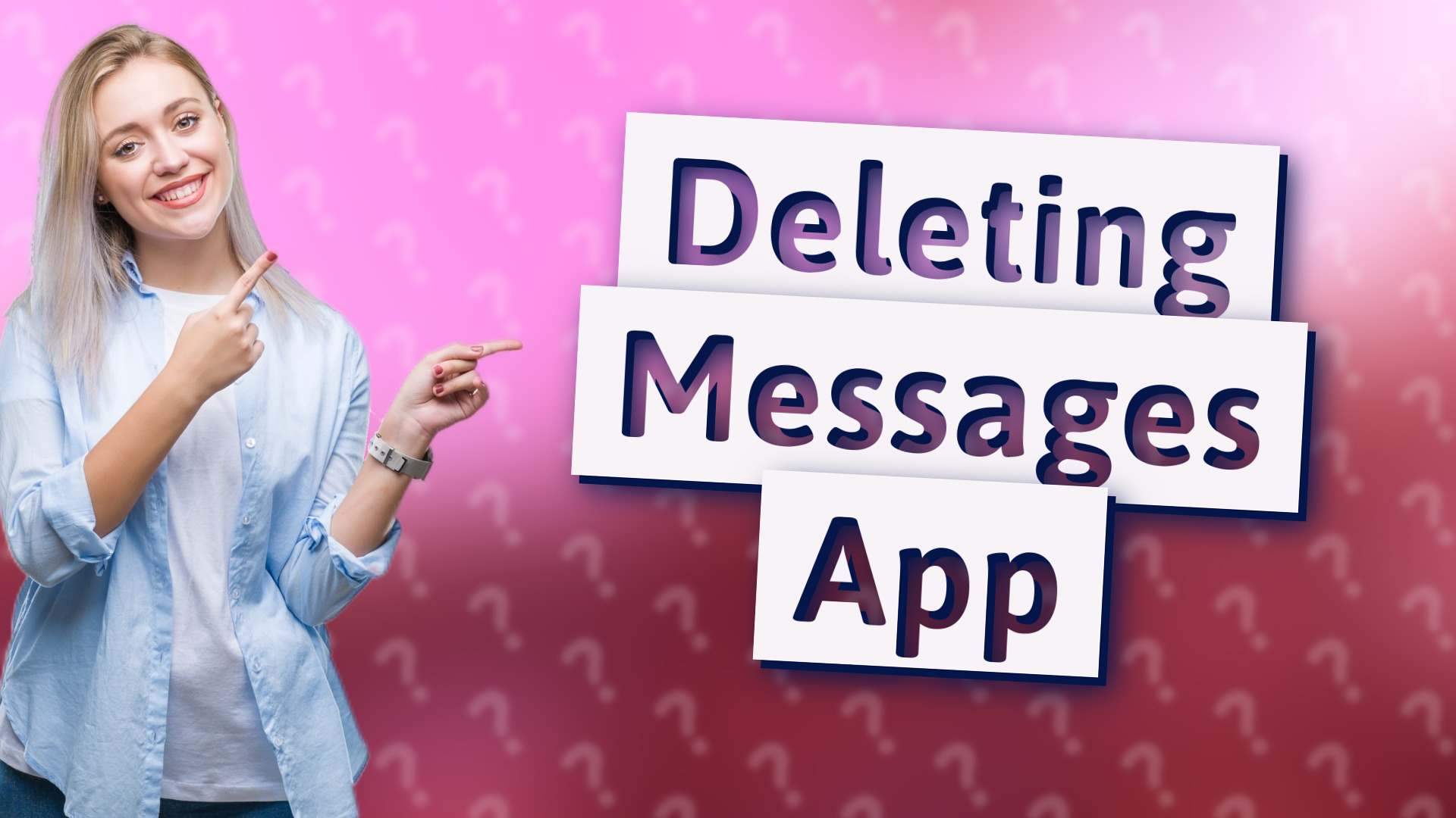 Deleting Messages App