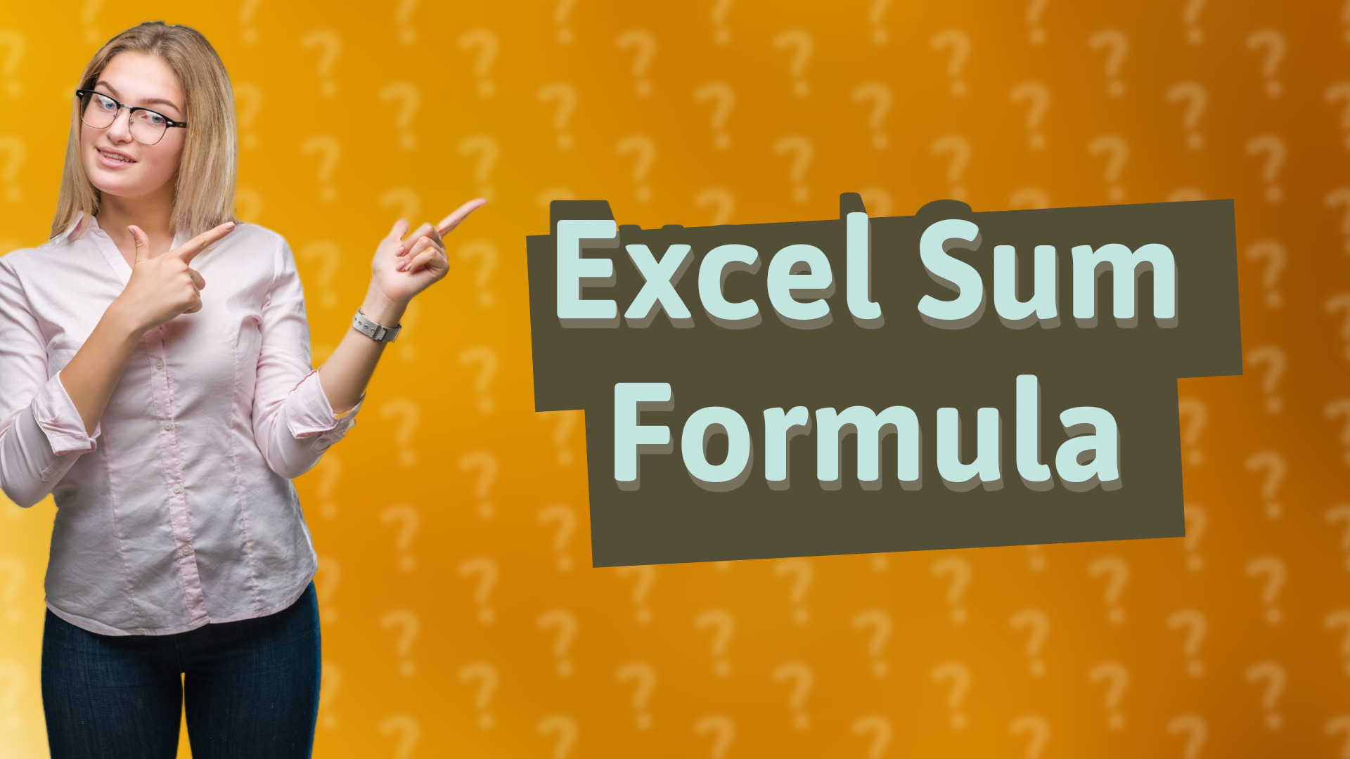 Excel Sum Formula
