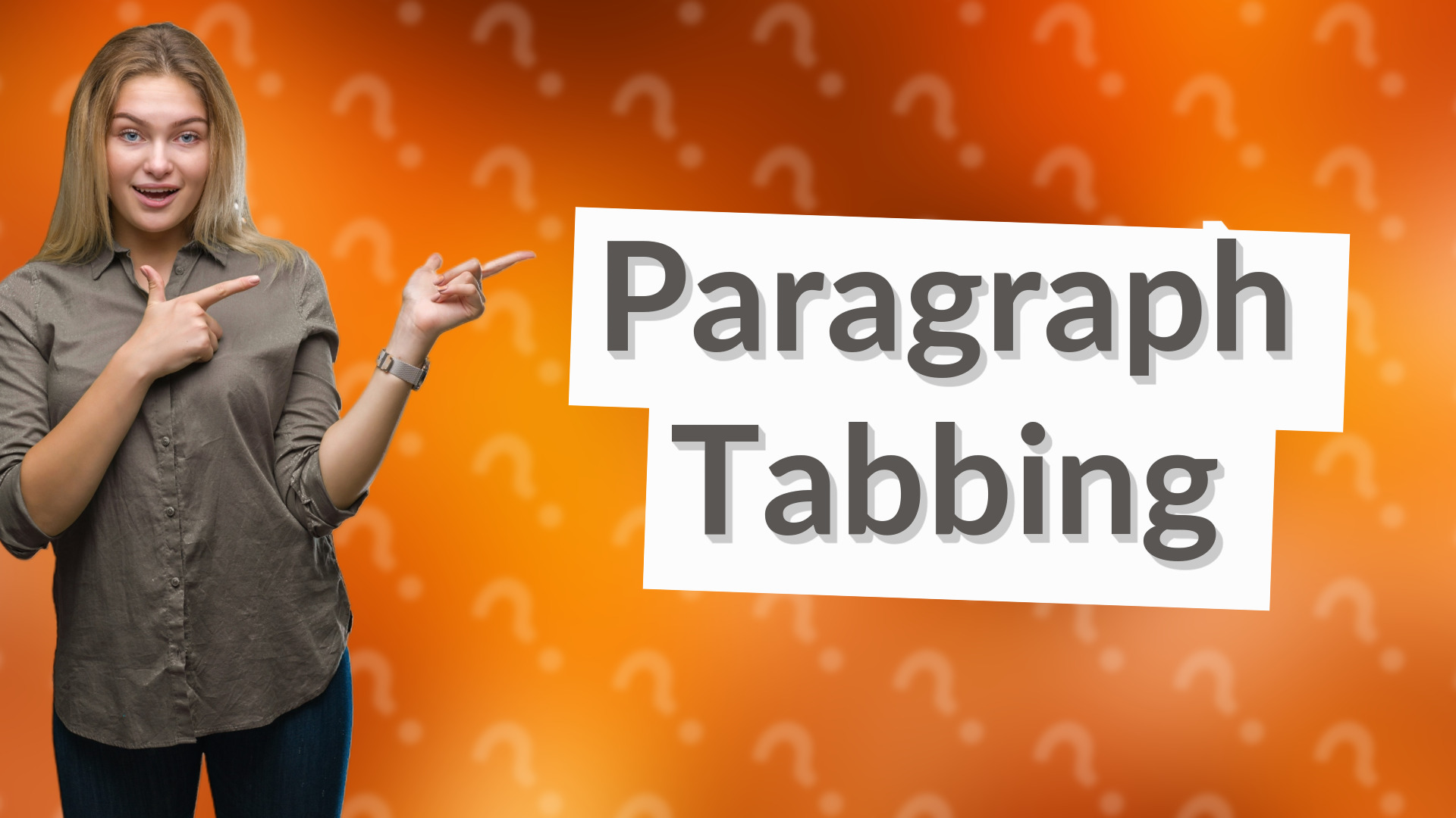 Paragraph Tabbing