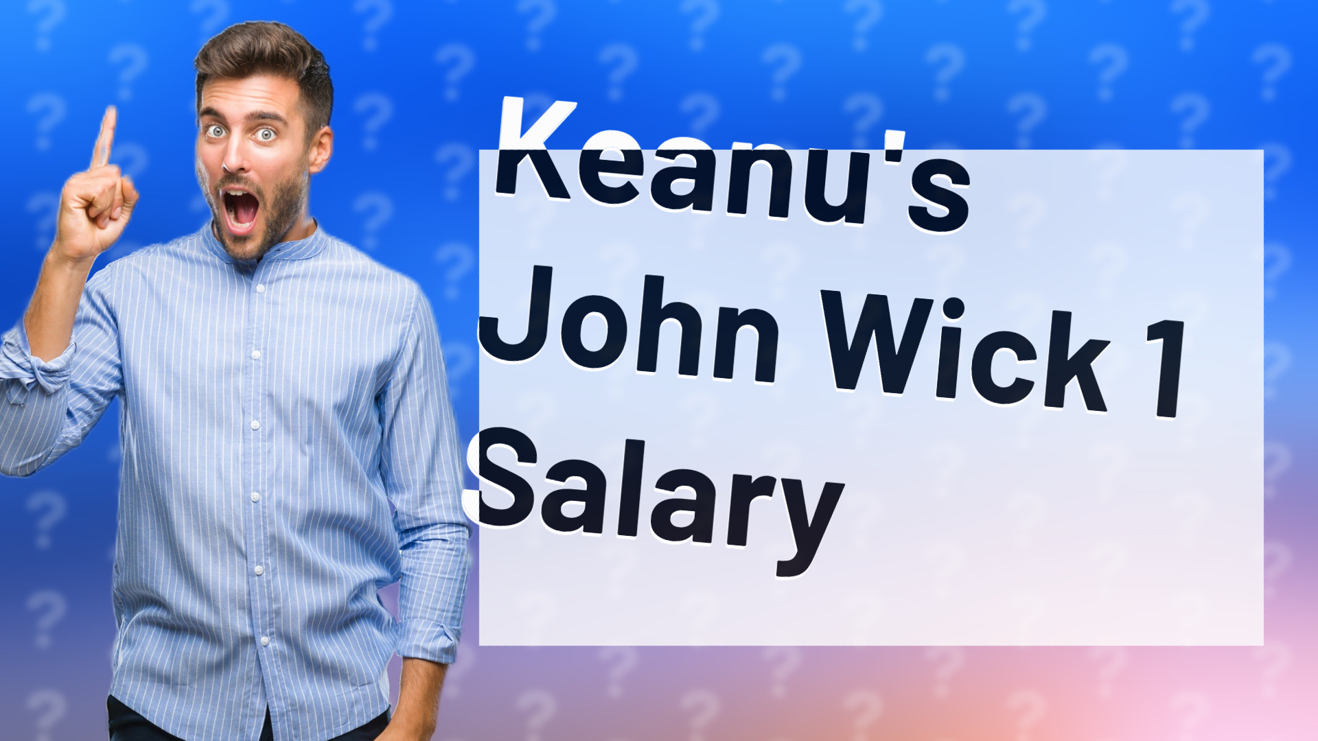 Keanu's John Wick 1 Salary