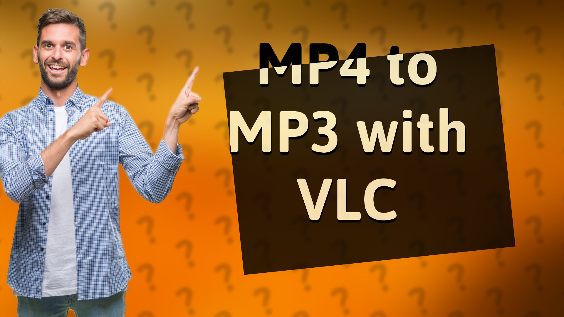 MP4 to MP3 with VLC