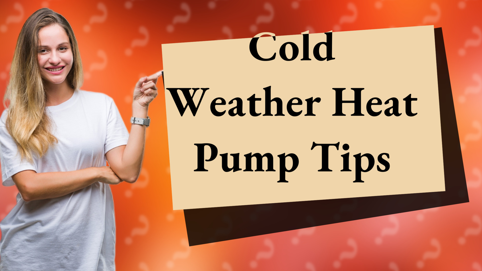 Cold Weather Heat Pump Tips