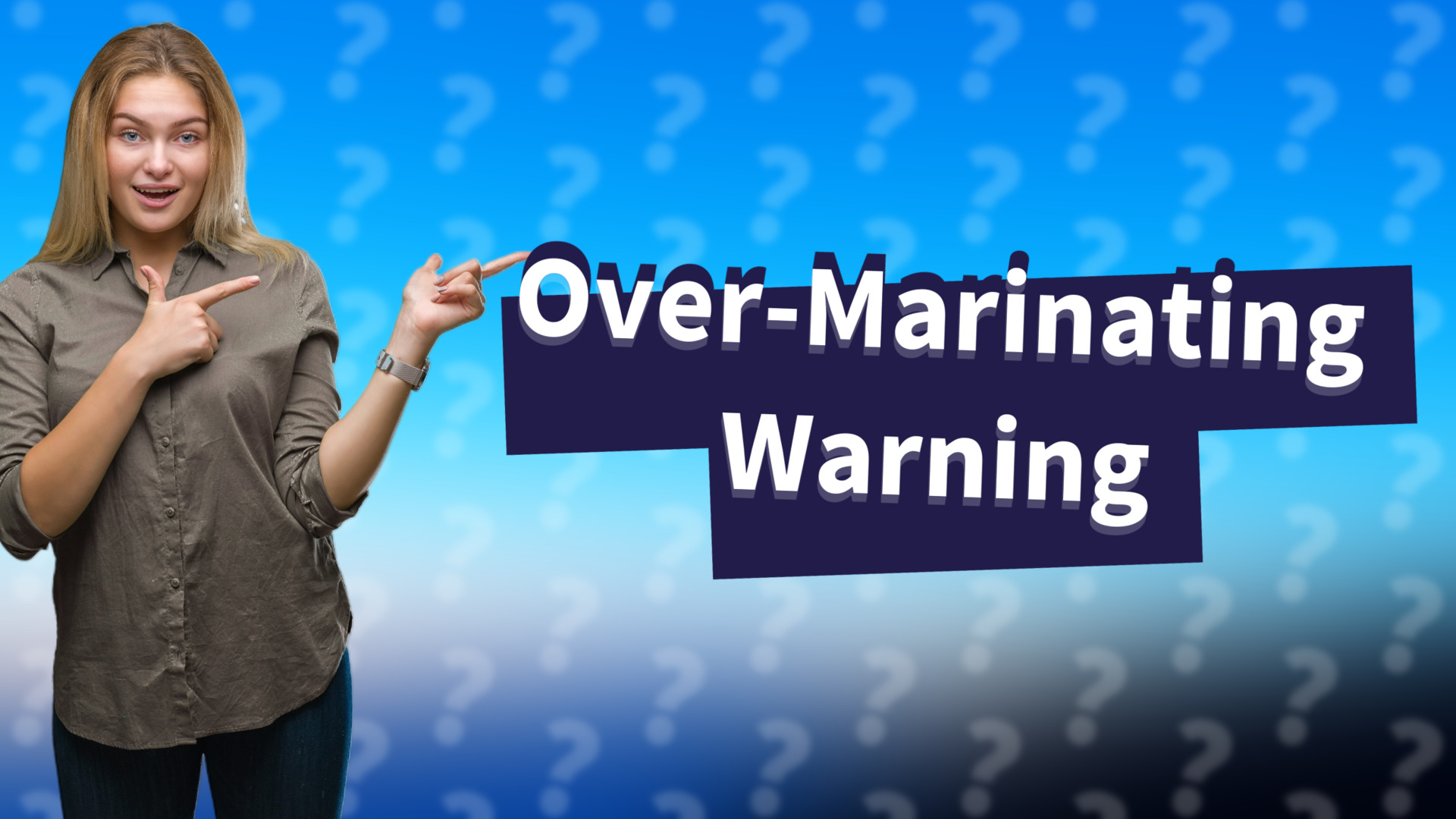 Over-Marinating Warning