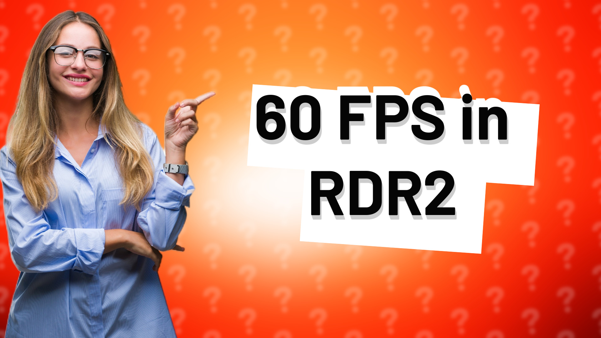 60 FPS in RDR2