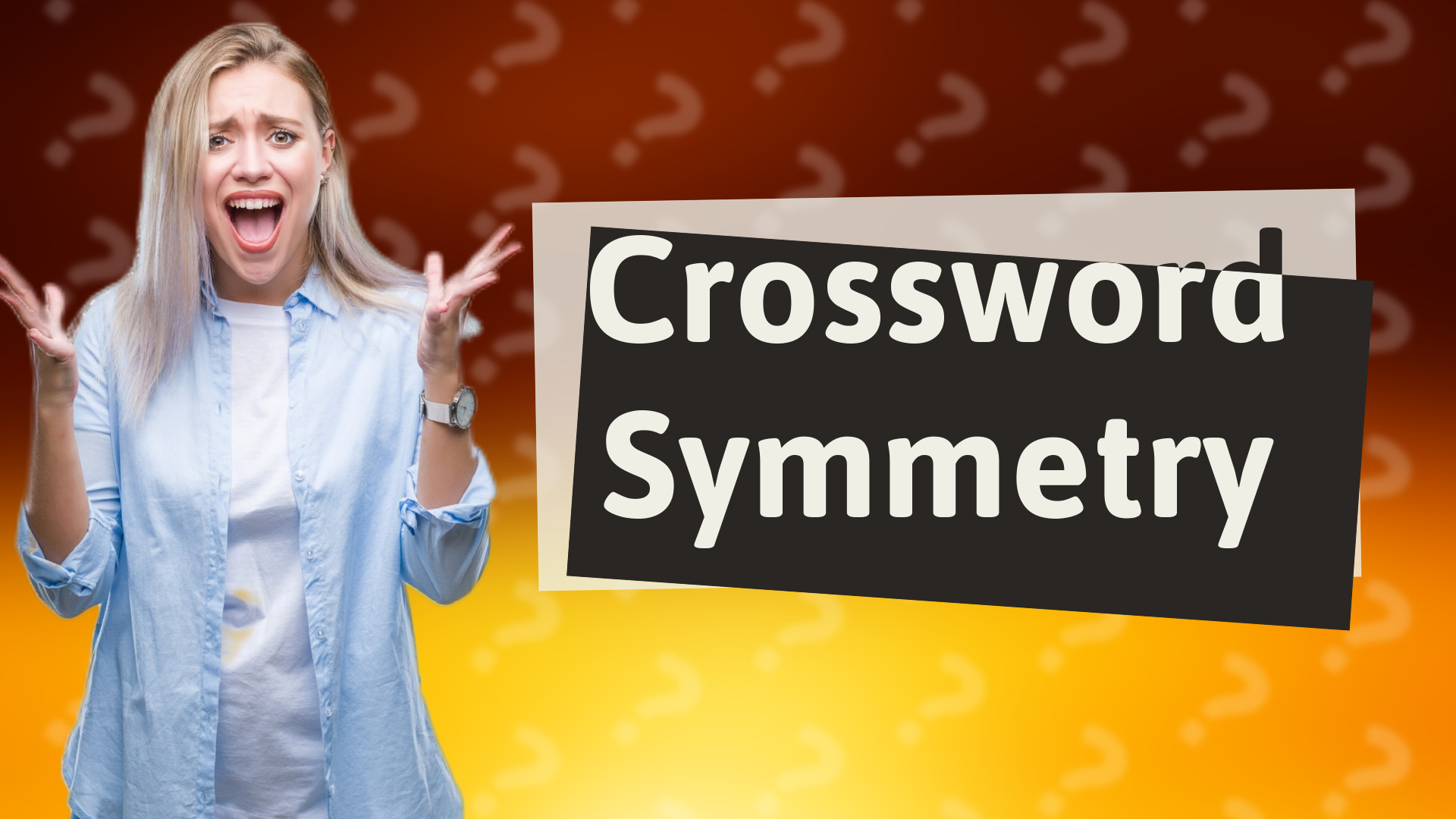 Crossword Symmetry